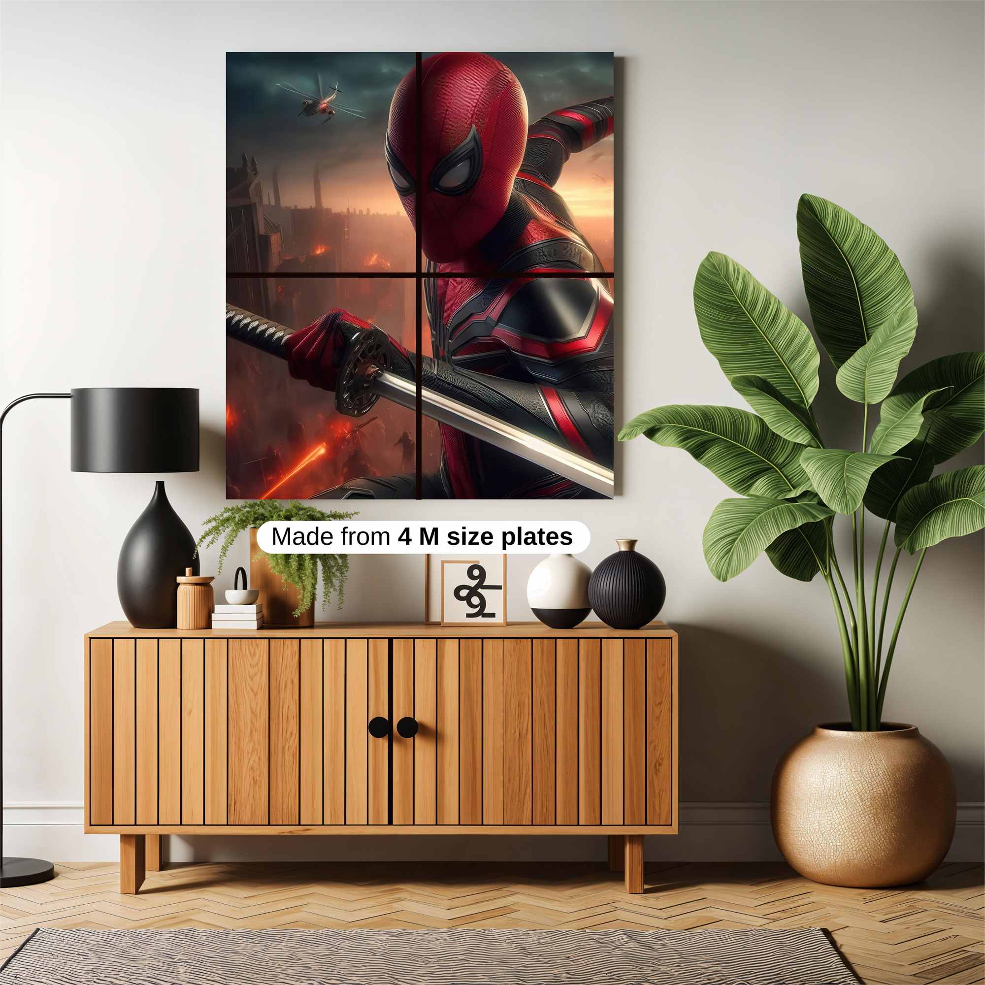 Spider Samurai Safe Wall Magnetic / M
