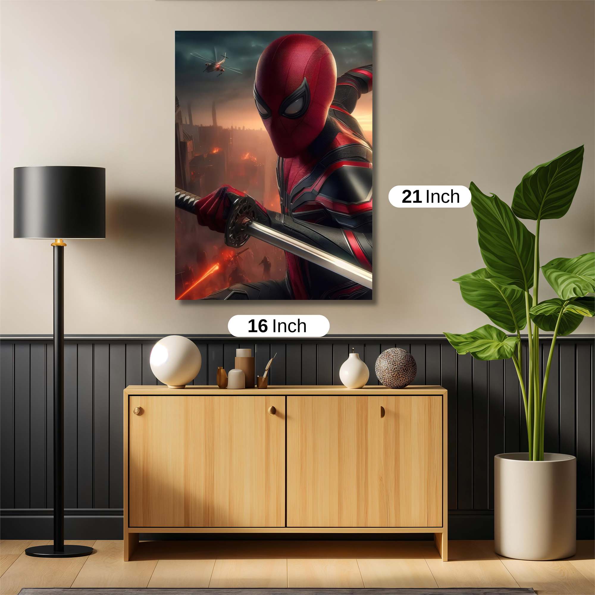 Spider Samurai Safe Wall Magnetic / M