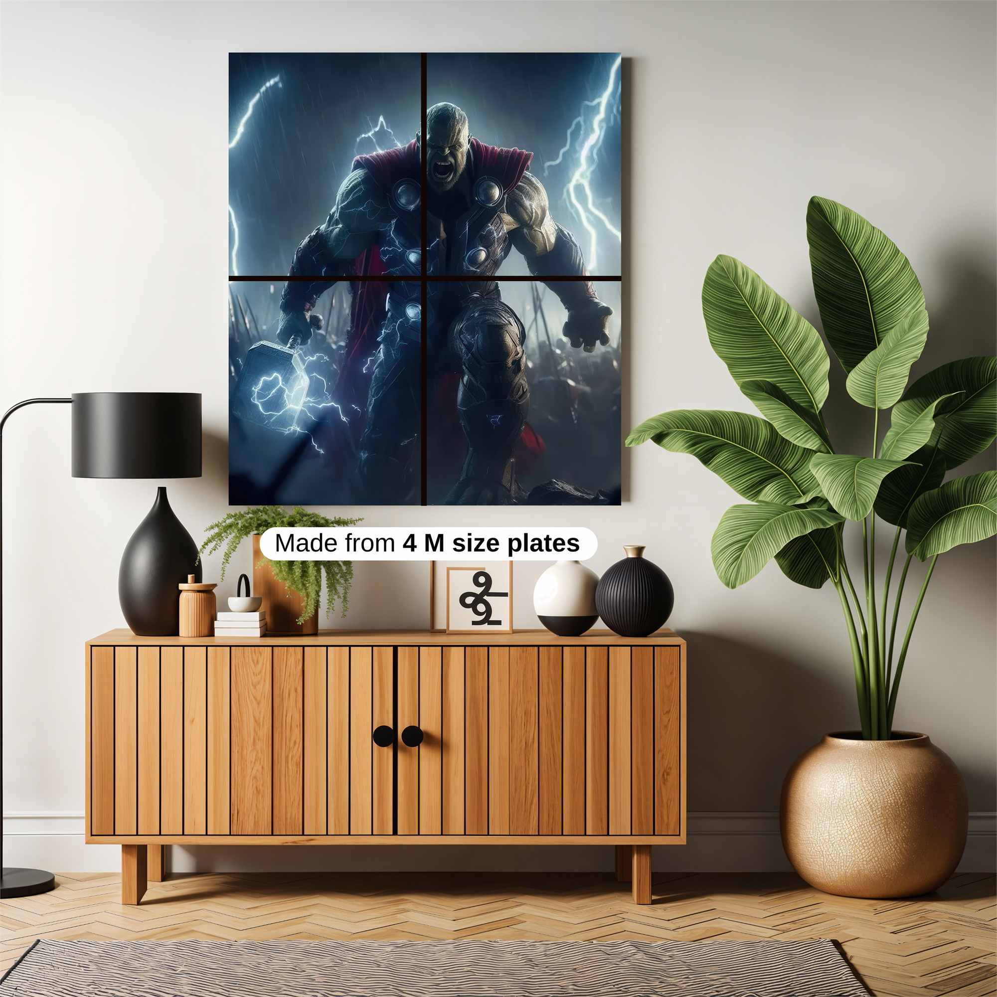 Hulk Thor Safe Wall Magnetic / M