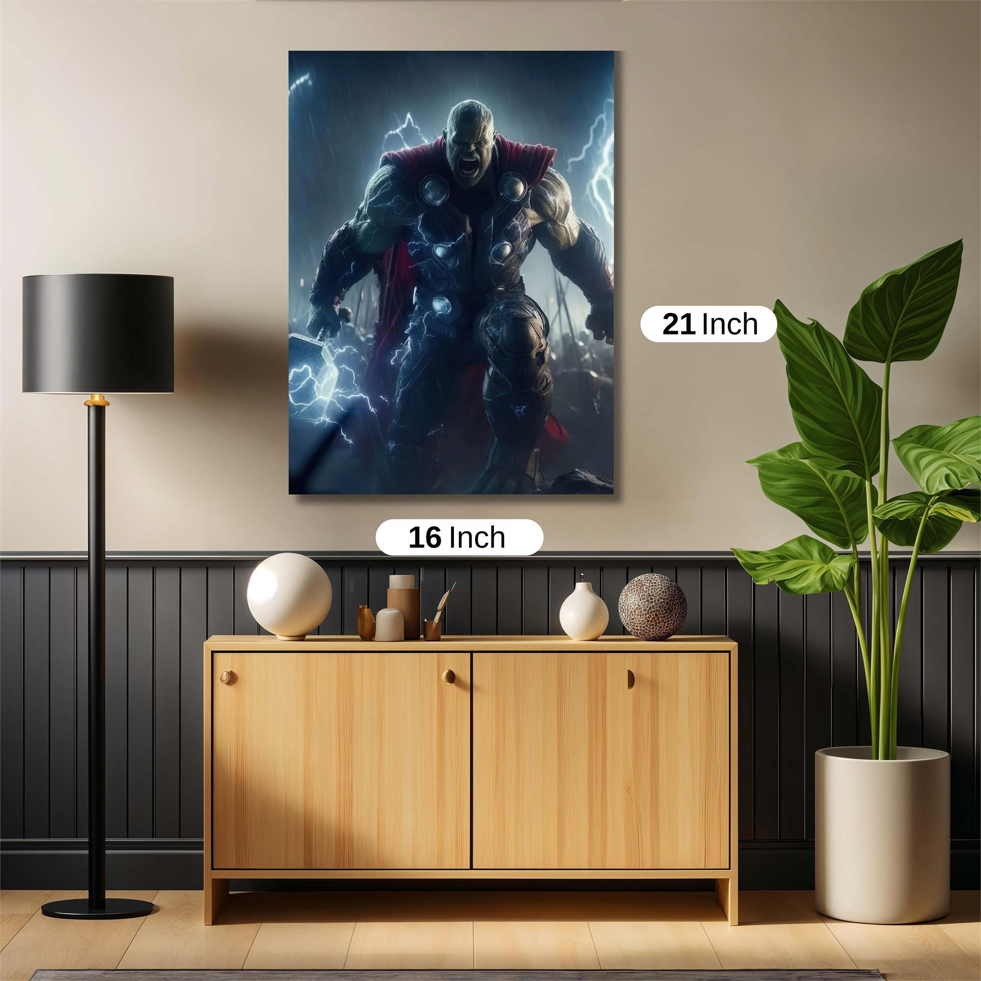 Hulk Thor Safe Wall Magnetic / M