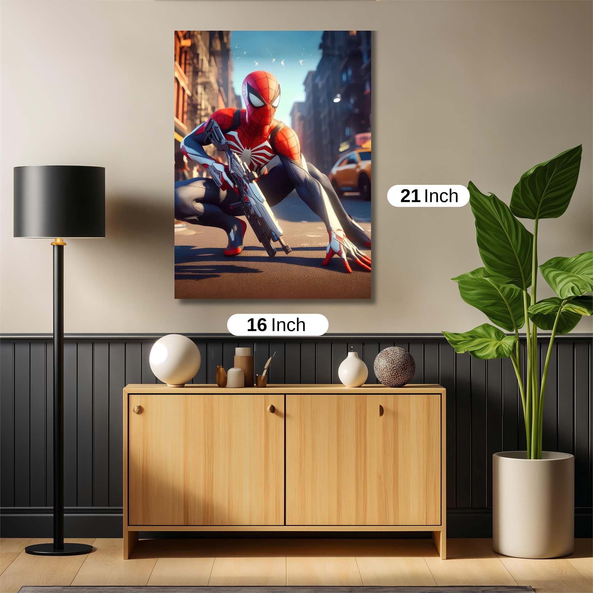Spider-Man Dynamic Safe Wall Magnetic / M