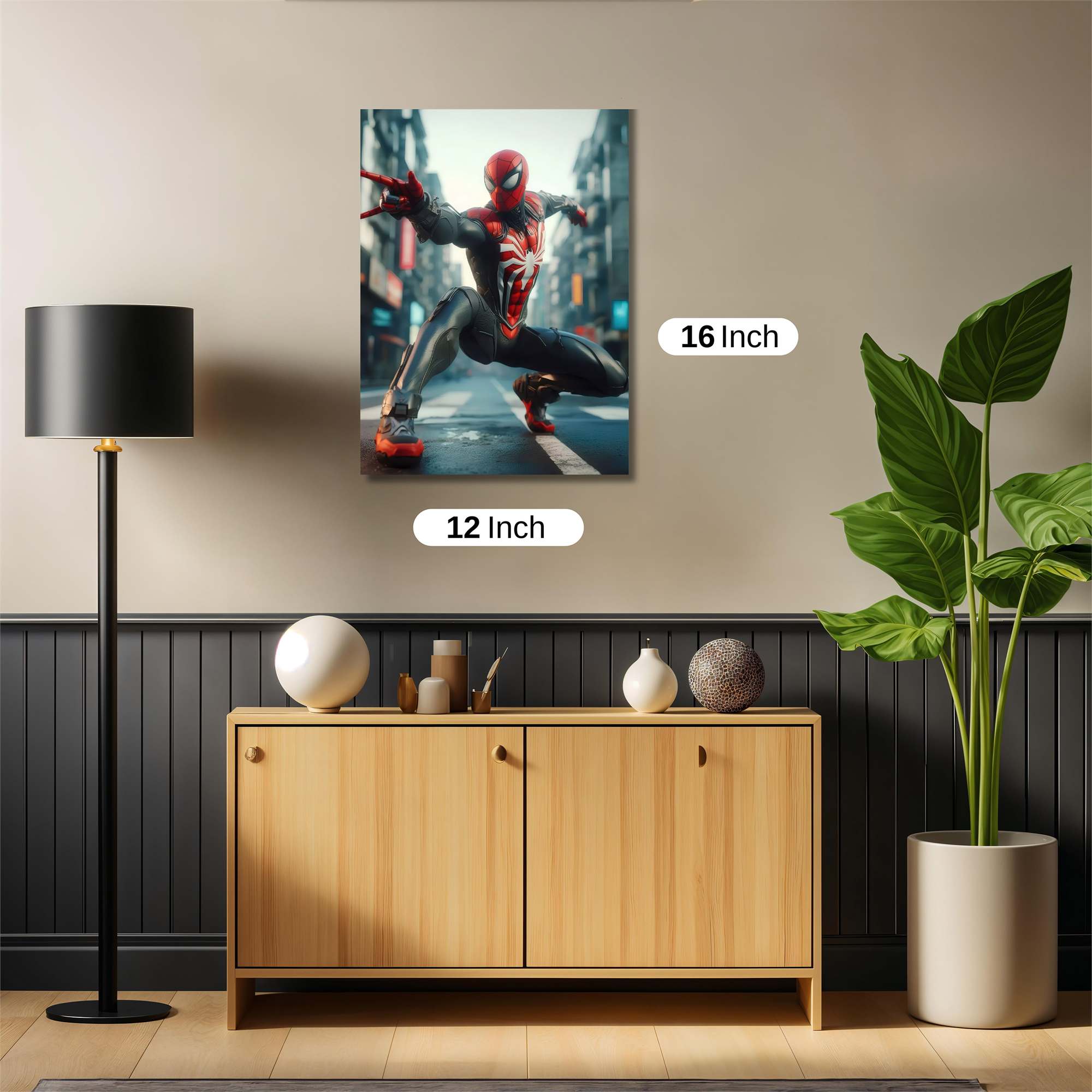Spider-Man Dynamic Safe Wall Magnetic / M