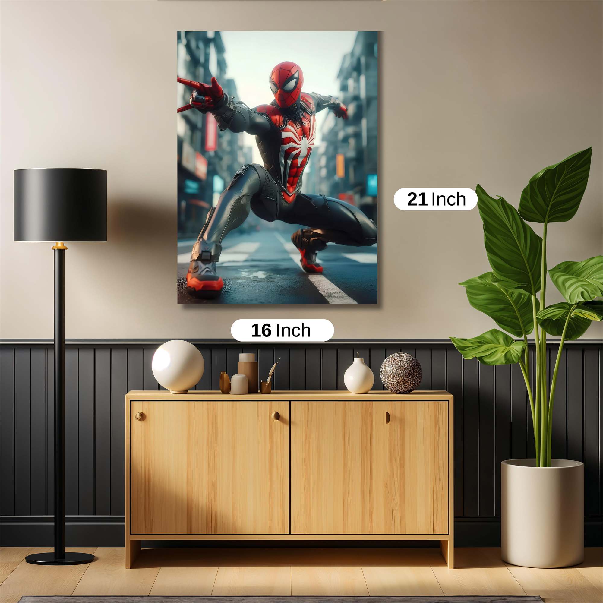 Spider-Man Dynamic Safe Wall Magnetic / M