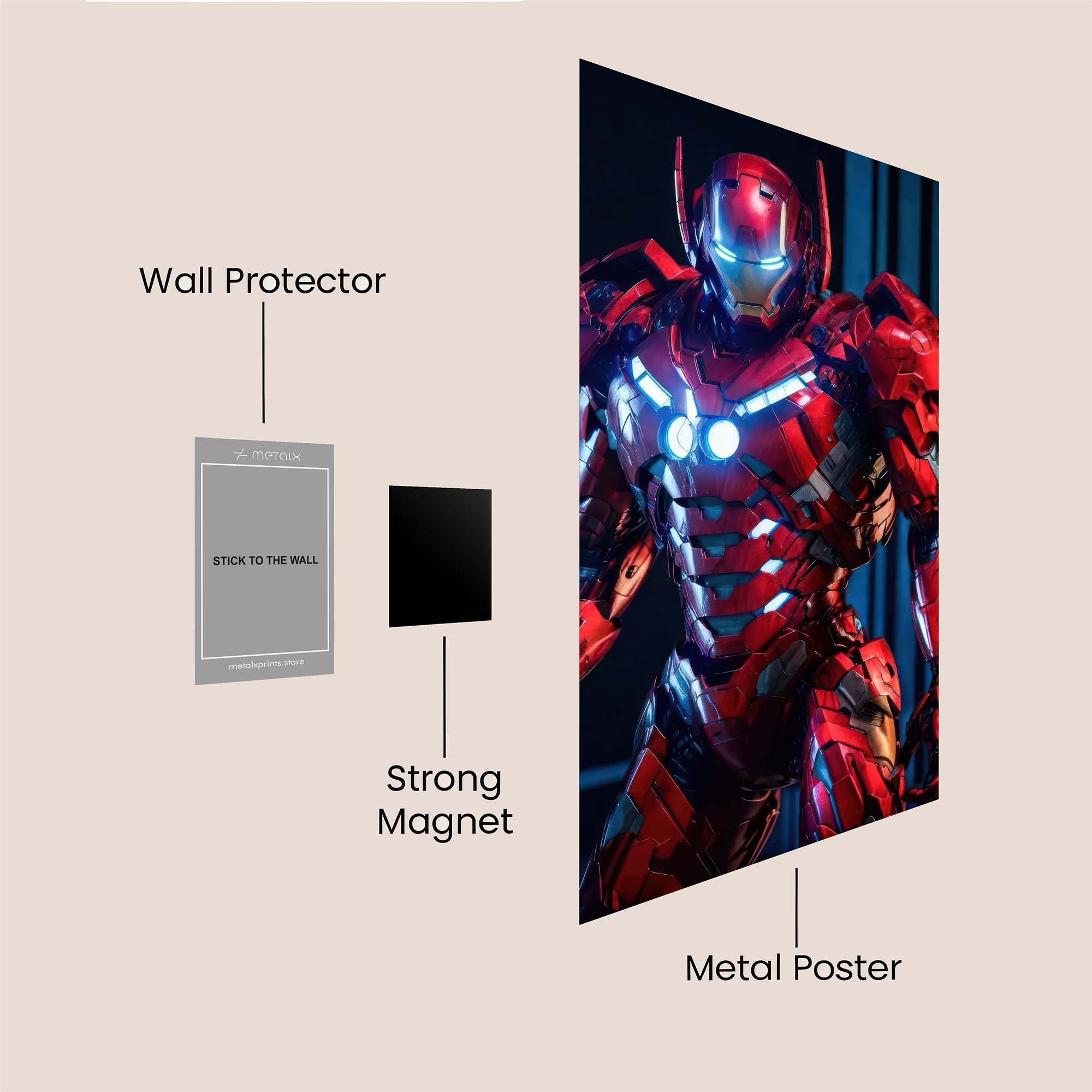 Ironheart Radiant Safe Wall Magnetic / M