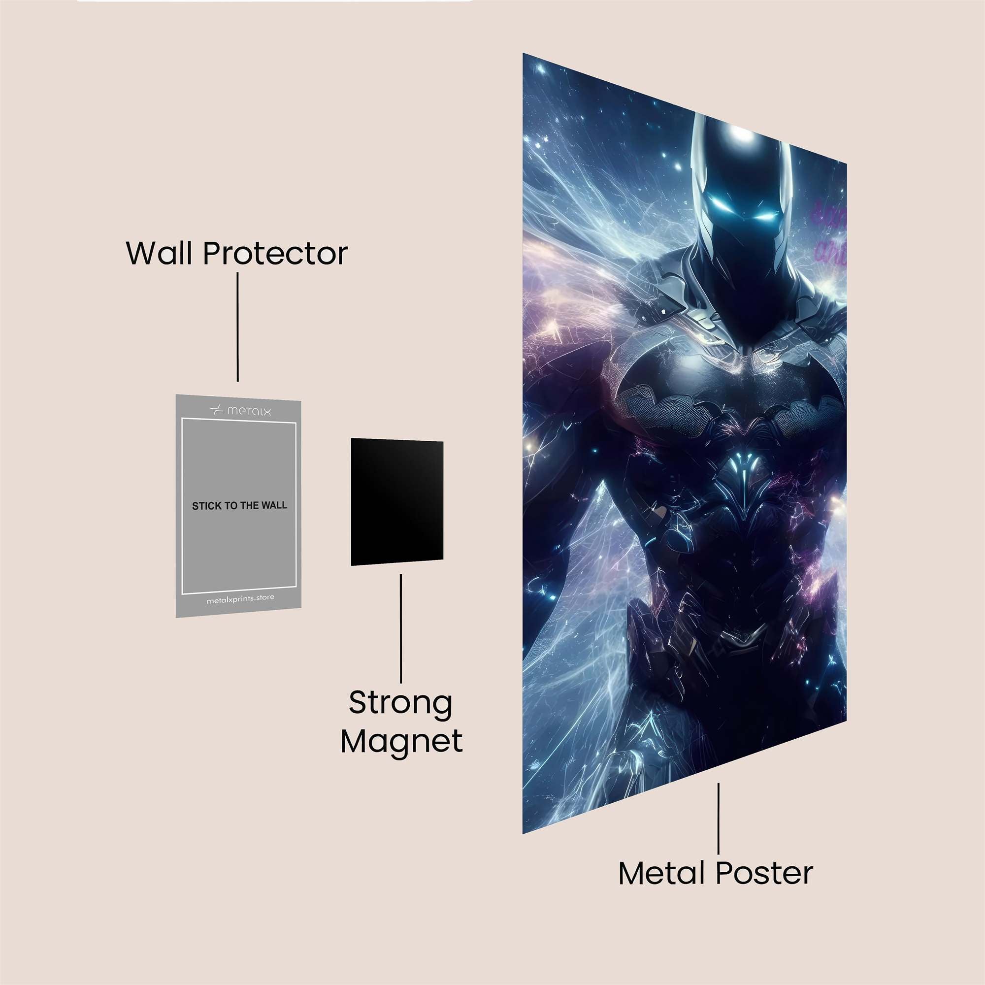 Batman Cosmic Safe Wall Magnetic / M