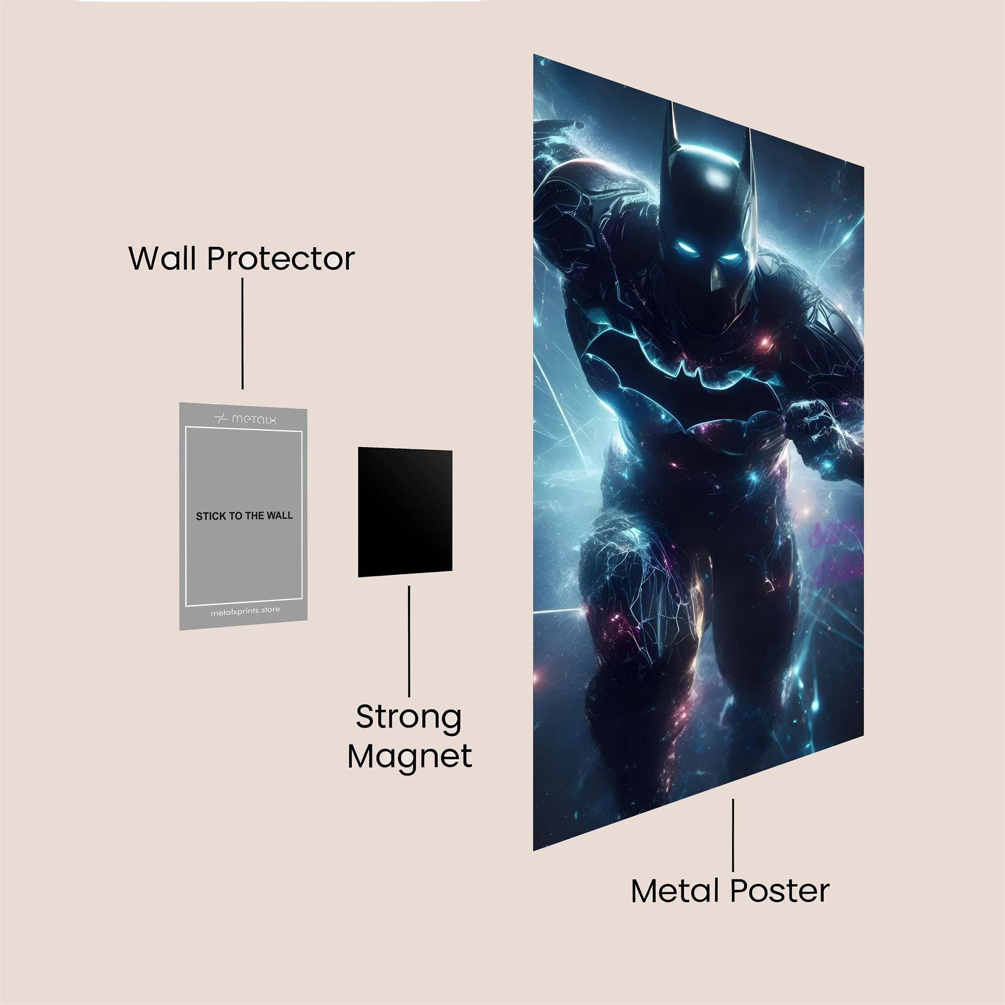 Batman Quantum Safe Wall Magnetic / M