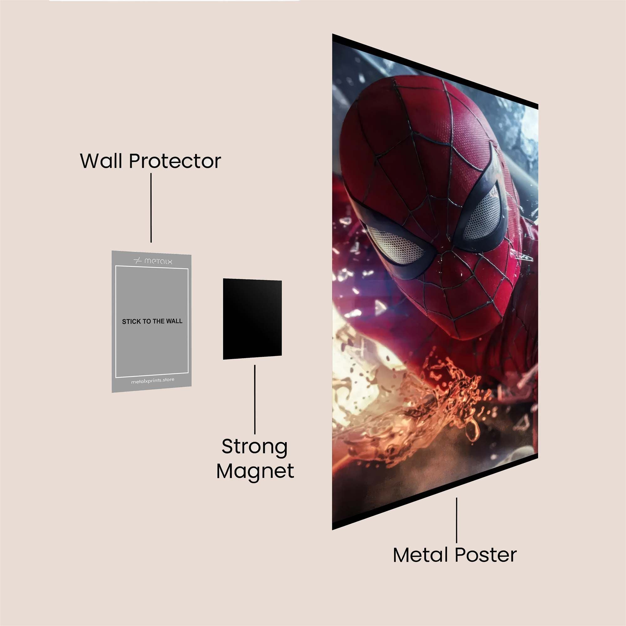 Spider Radiance Safe Wall Magnetic / M