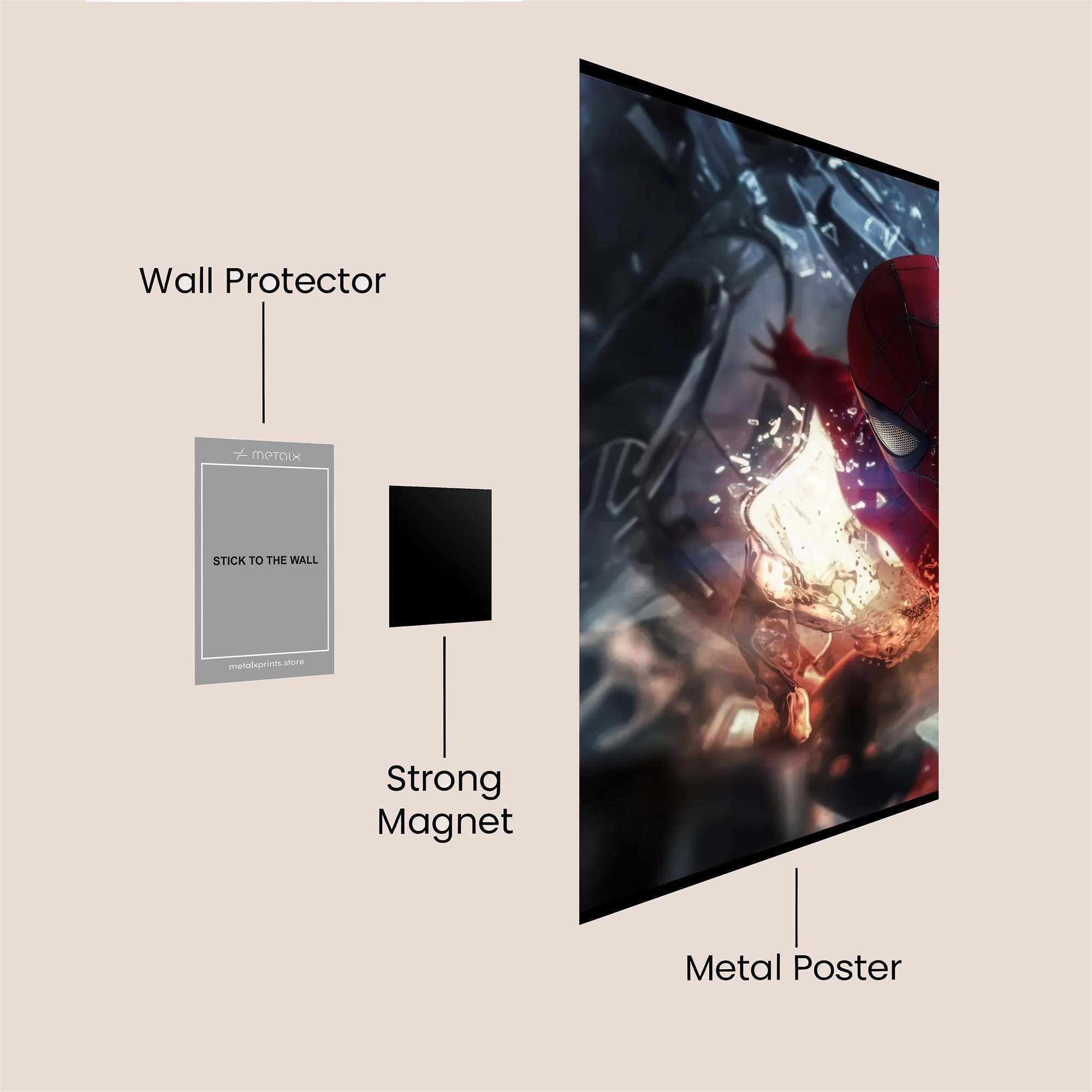 Batman Elegance Safe Wall Magnetic / M