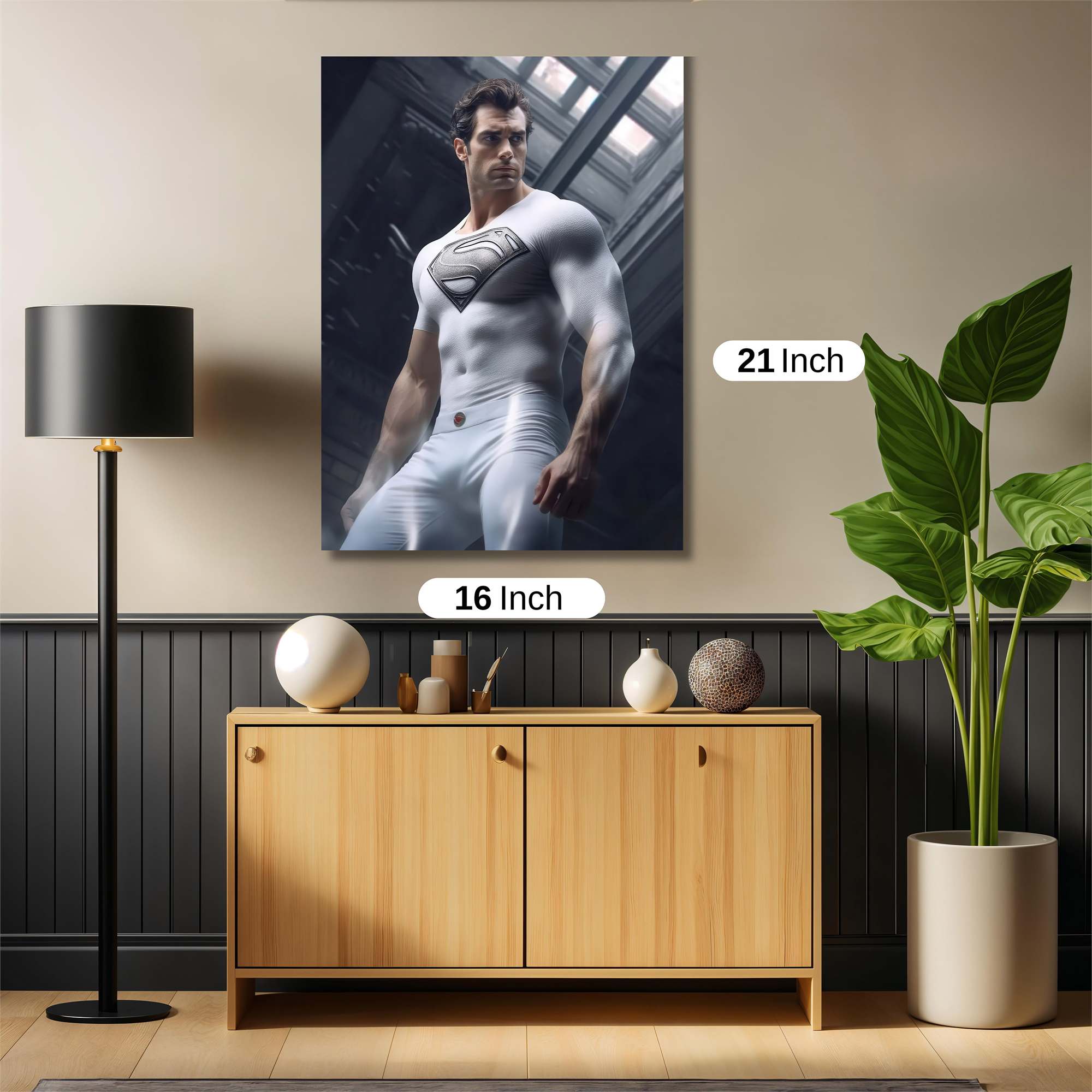 Superman Serene Safe Wall Magnetic / M