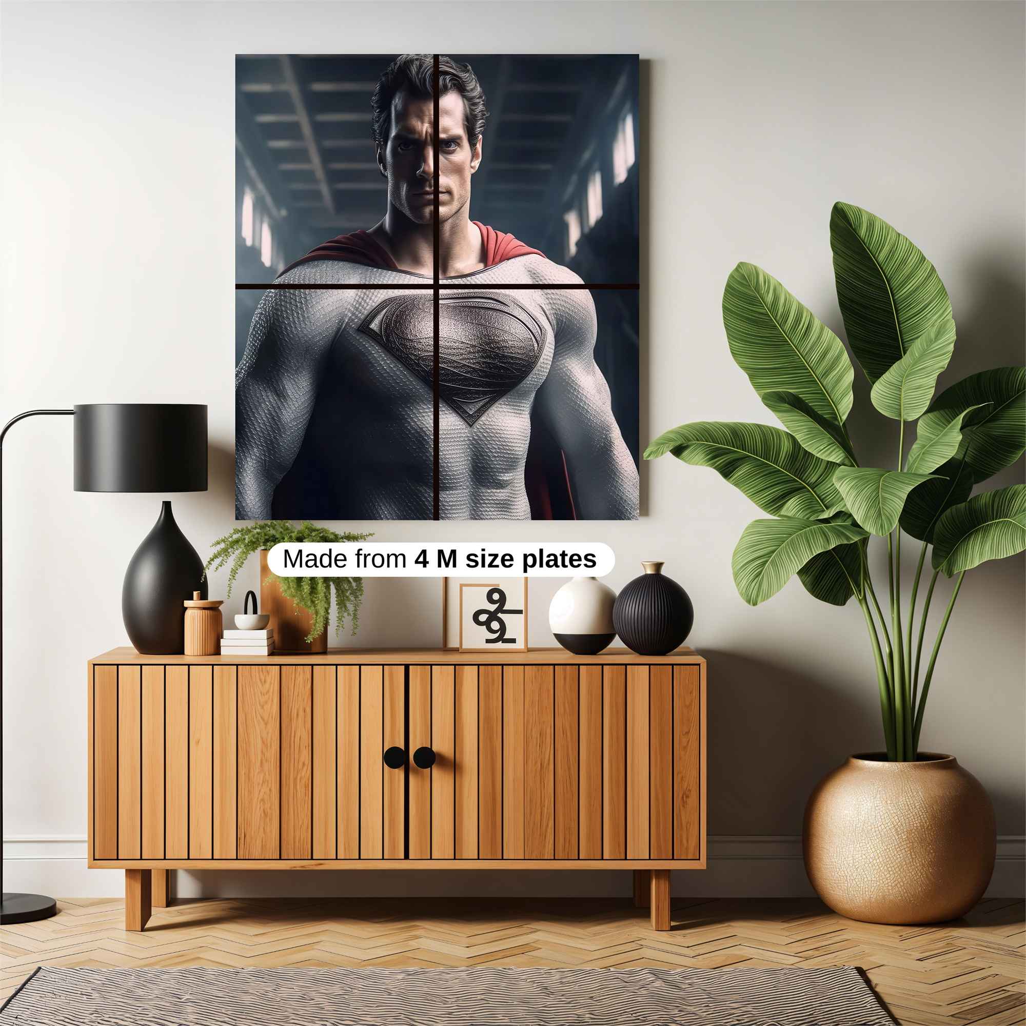 Superman Brooding Safe Wall Magnetic / M
