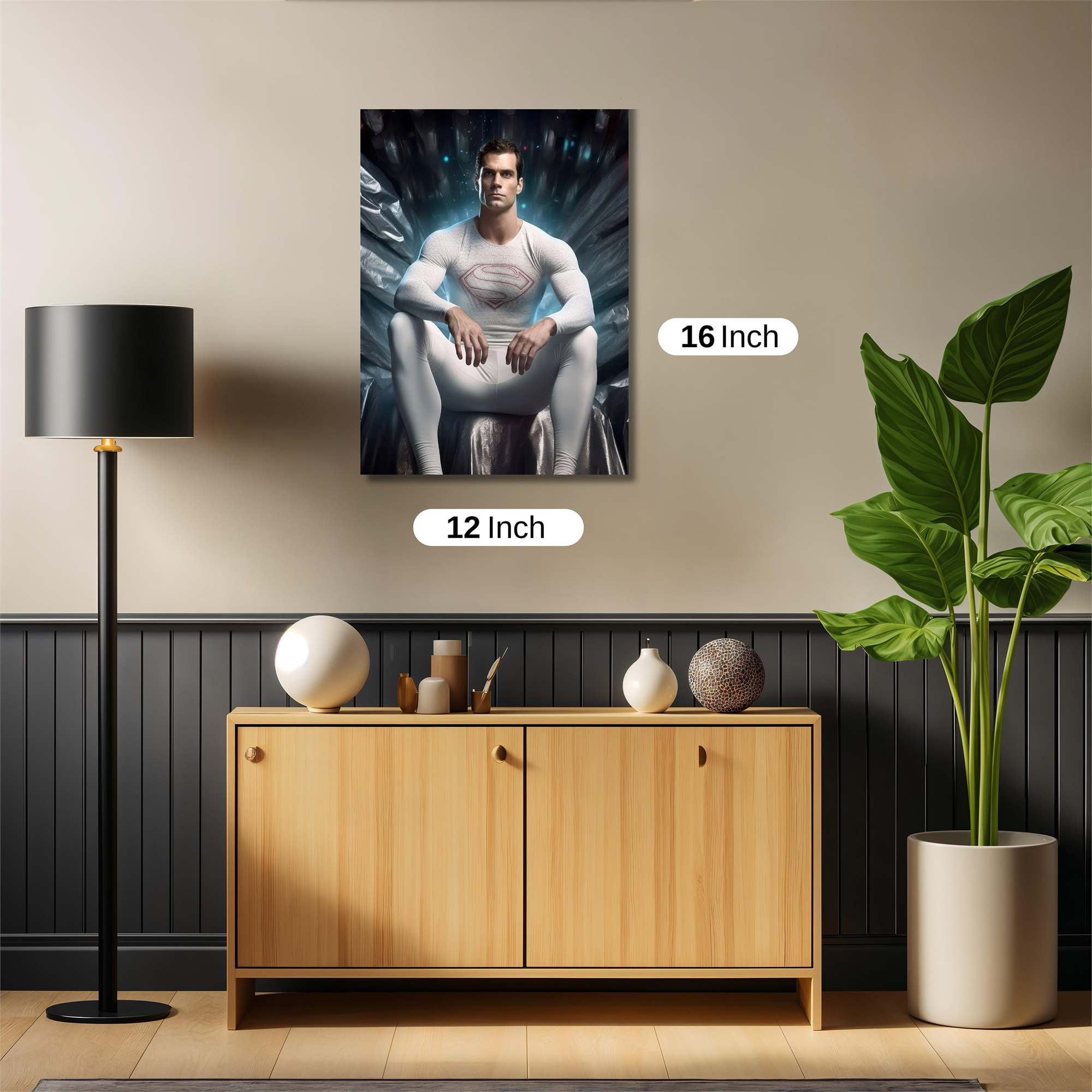Superman Regal Safe Wall Magnetic / M