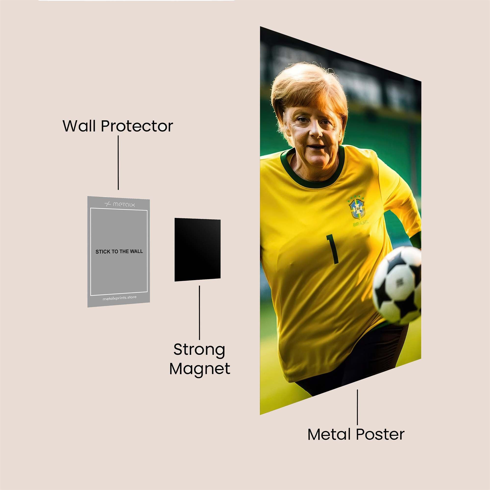 Merkel Playful Safe Wall Magnetic / M