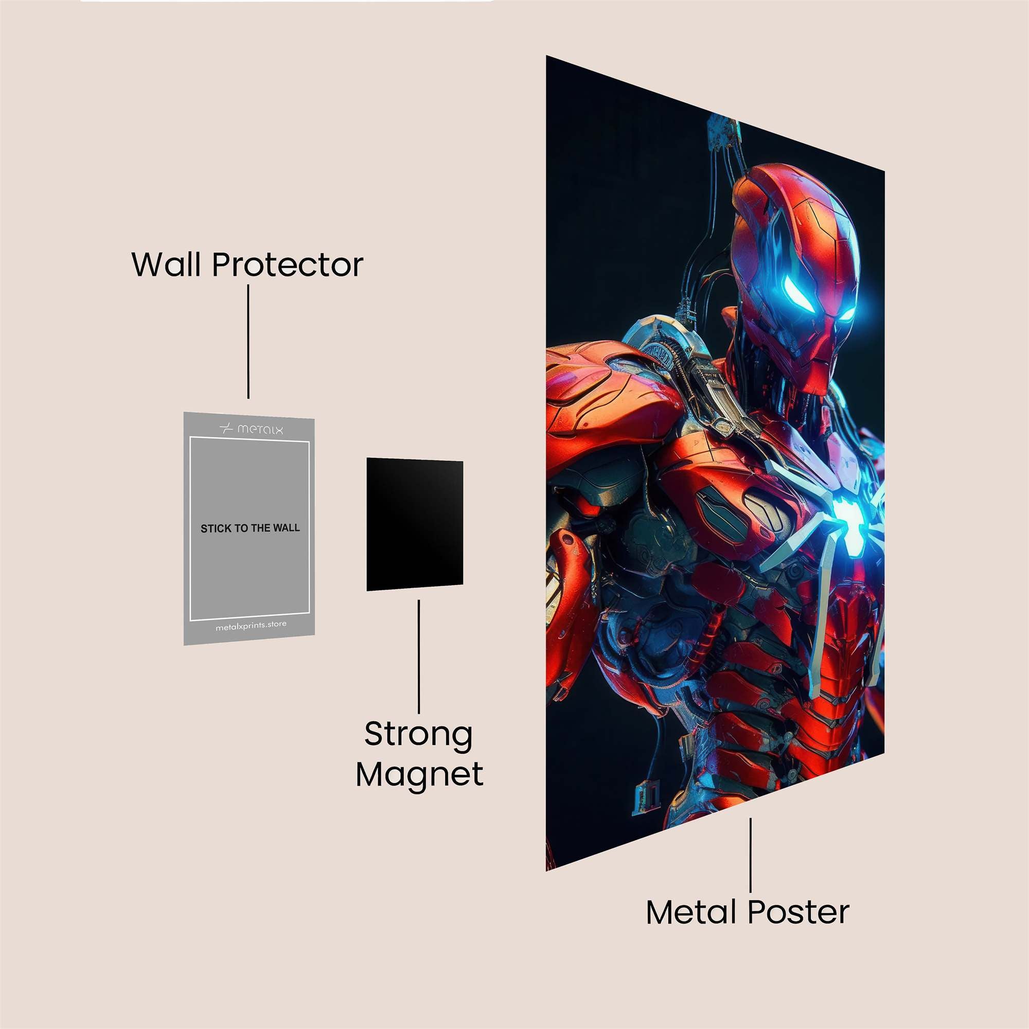 Iron Sentinel Safe Wall Magnetic / M