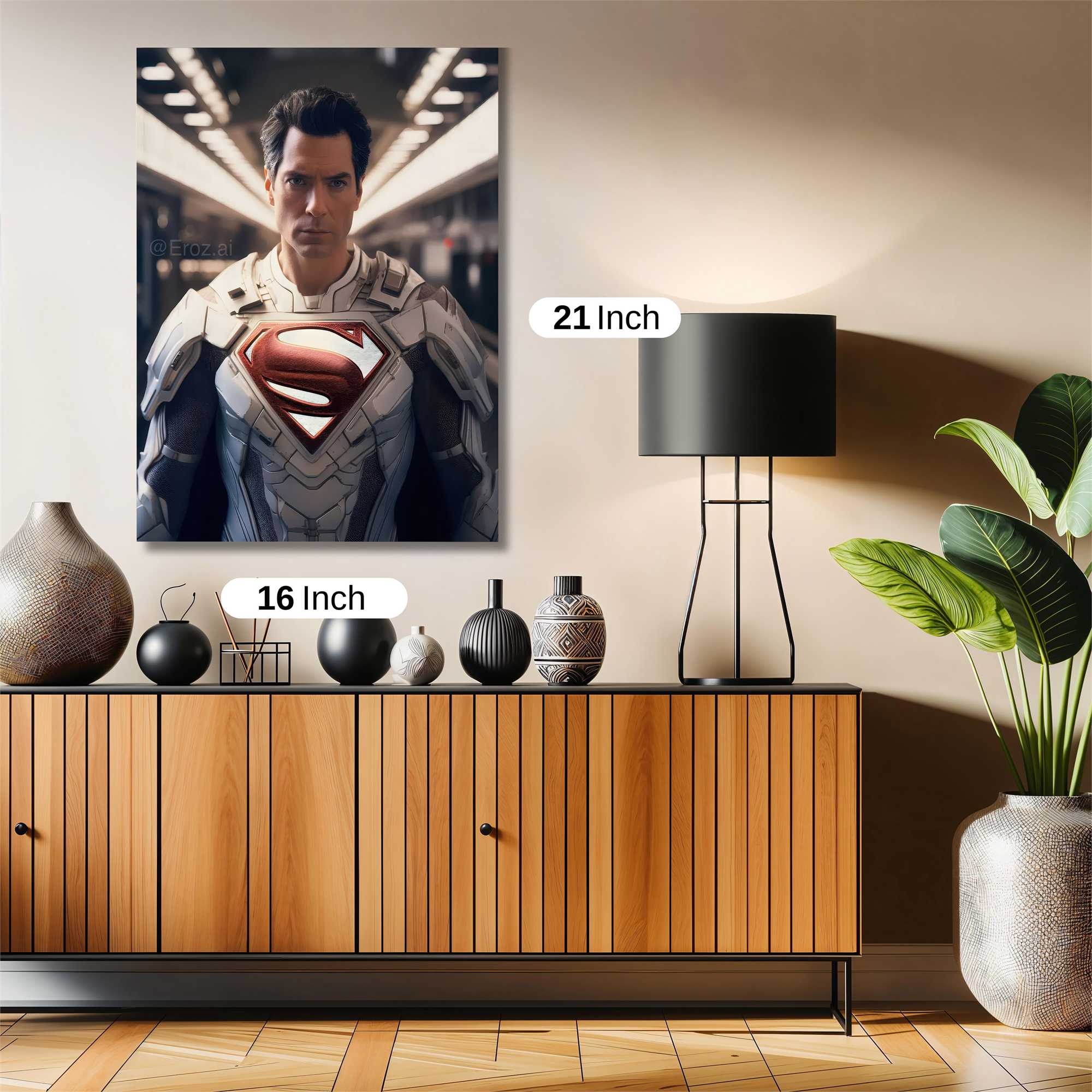 Superman Serene Safe Wall Magnetic / M