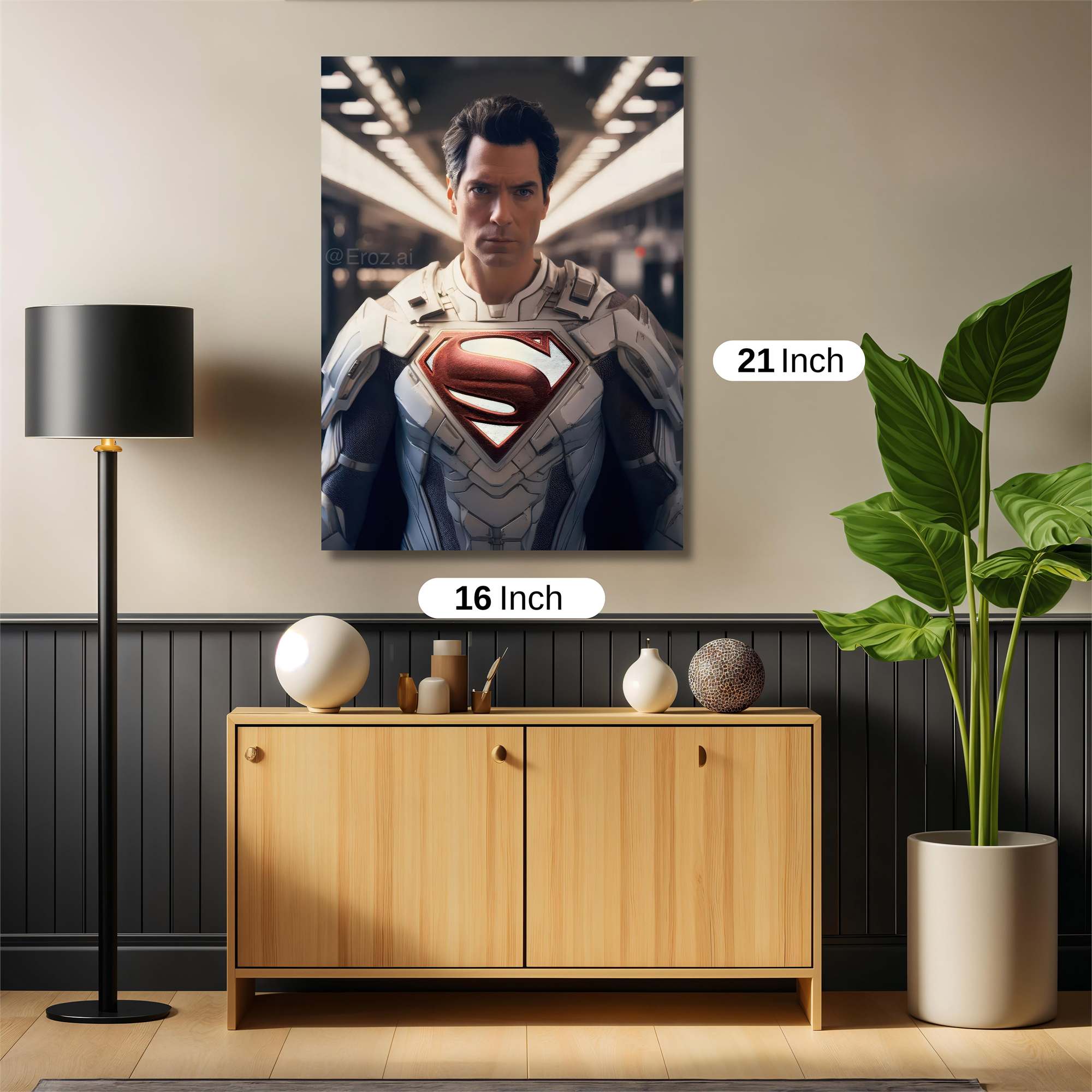 Superman Serene Safe Wall Magnetic / M