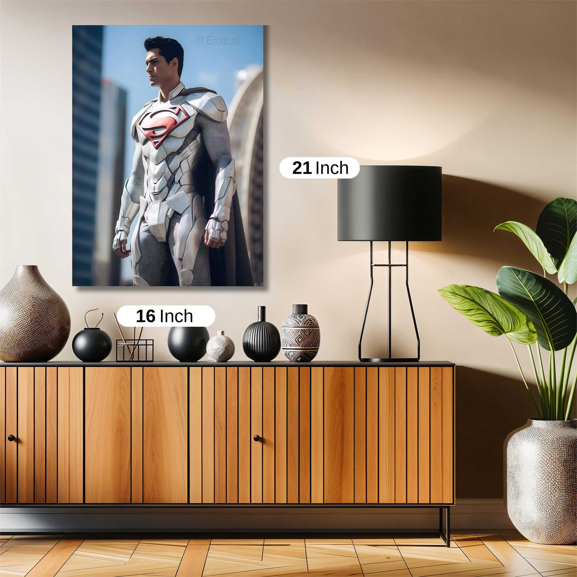 Superman Serene Safe Wall Magnetic / M