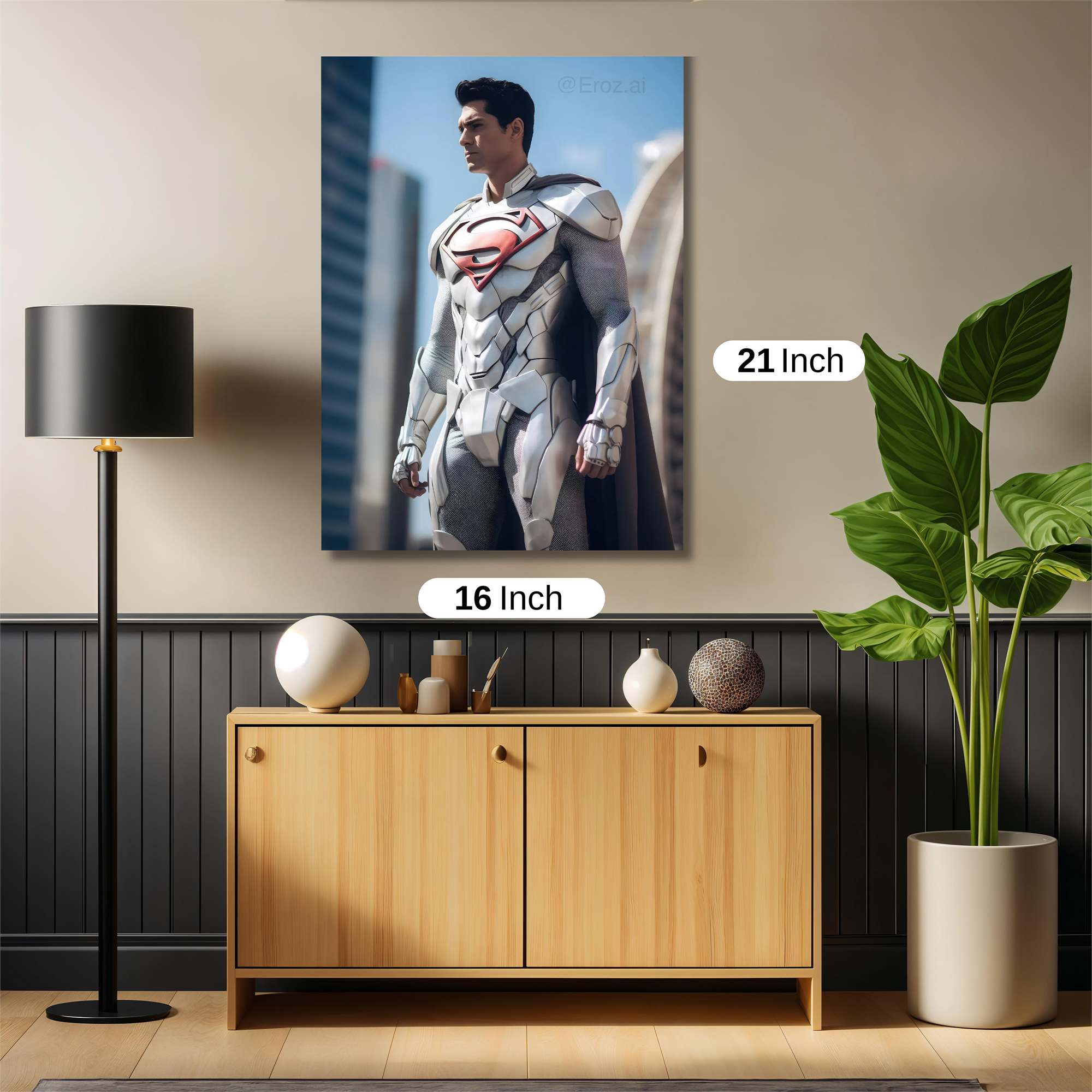 Superman Serene Safe Wall Magnetic / M