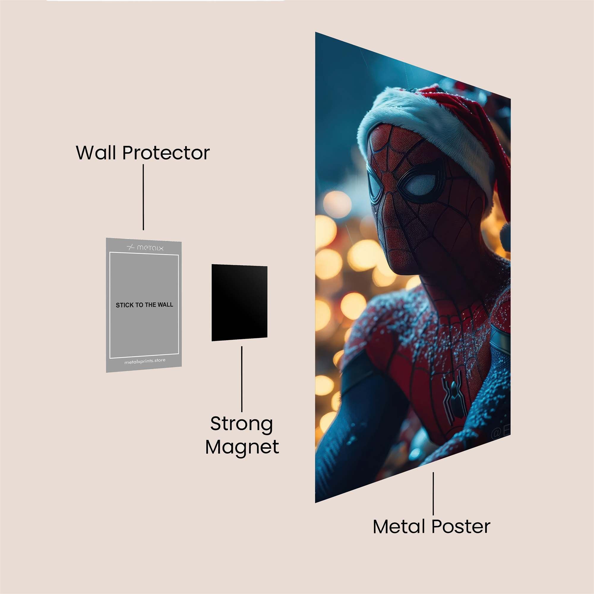 Spider Intensity Safe Wall Magnetic / M