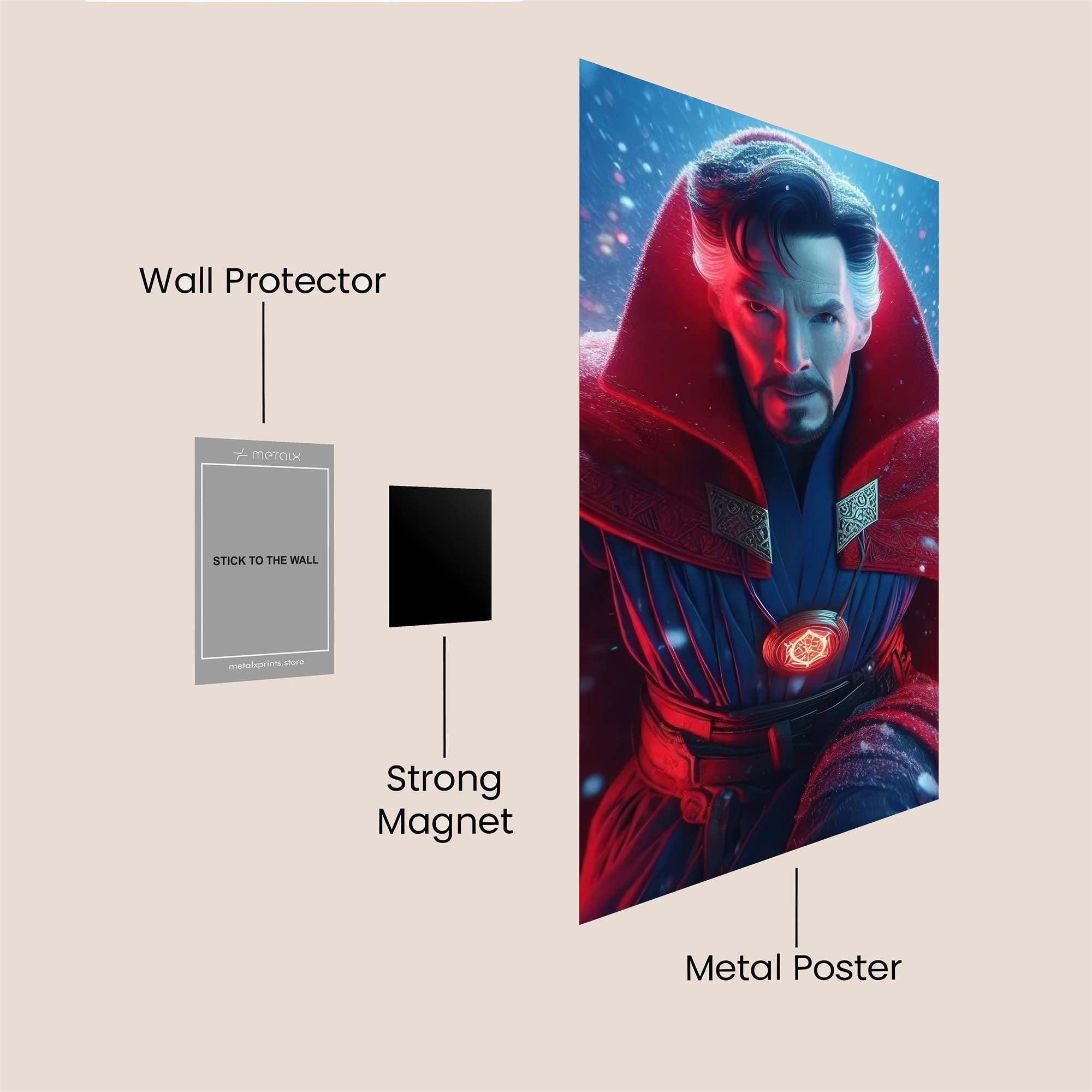 Strange Enigma Safe Wall Magnetic / M