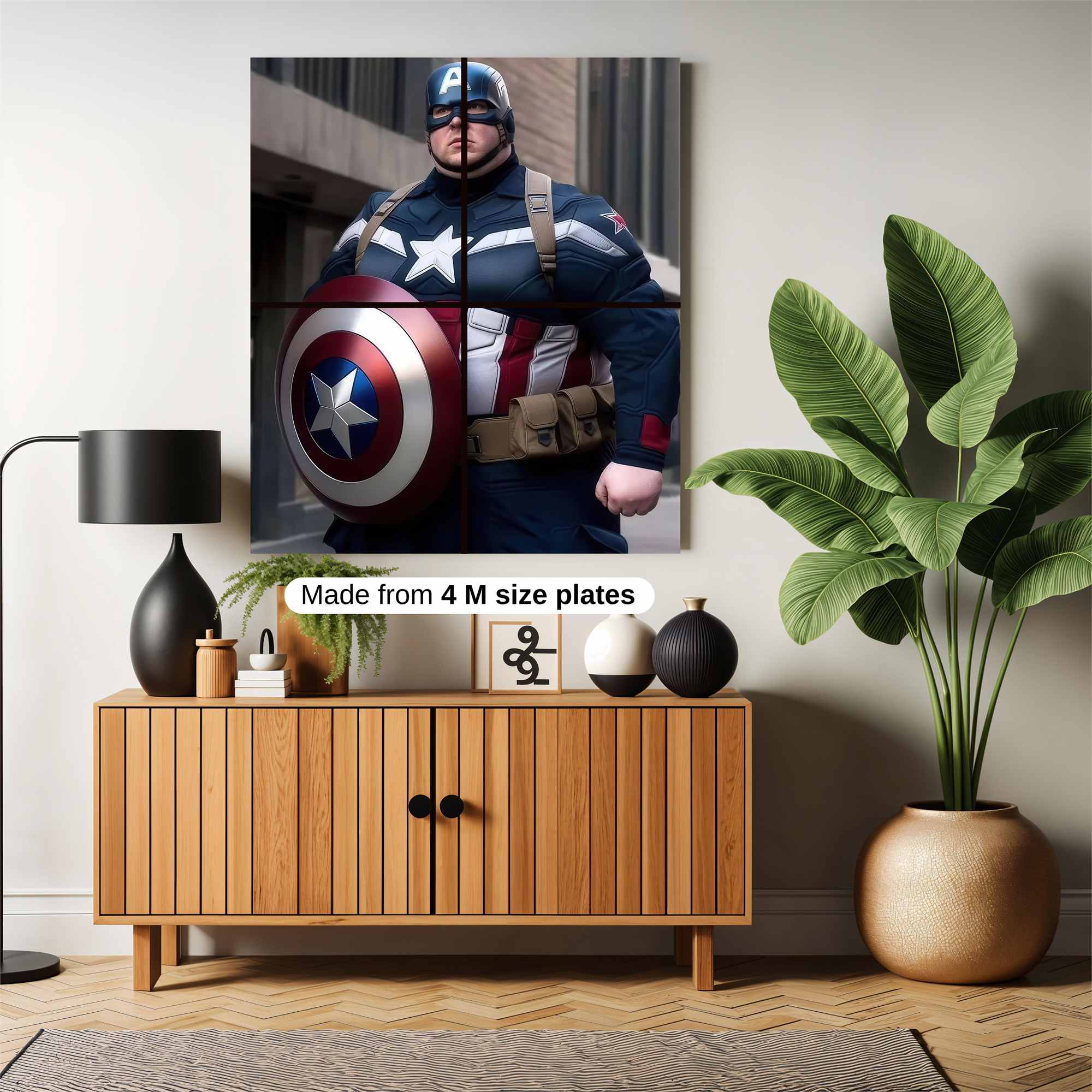 Captain Quirky Safe Wall Magnetic / M