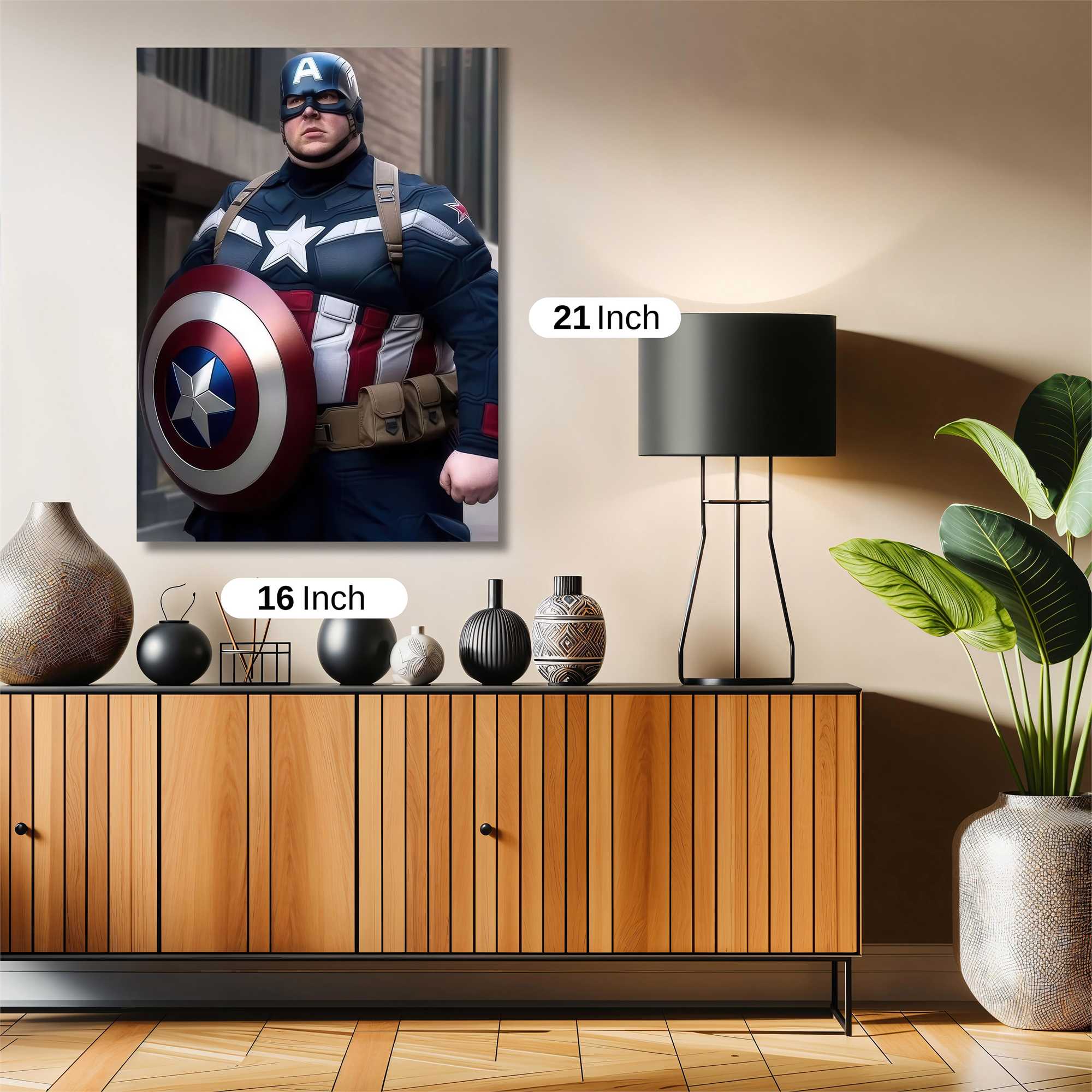 Captain Quirky Safe Wall Magnetic / M