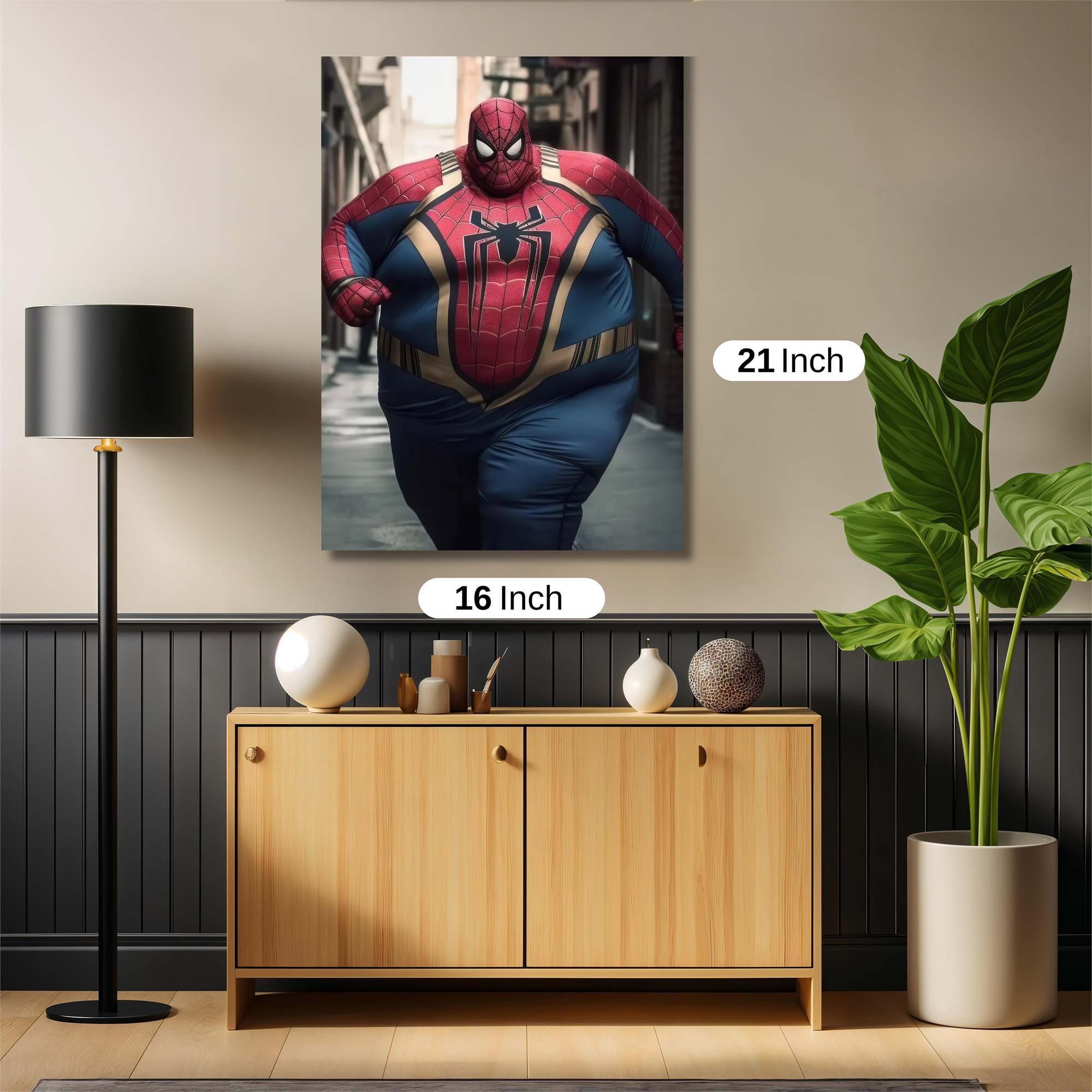 Spider-Pudge Safe Wall Magnetic / M