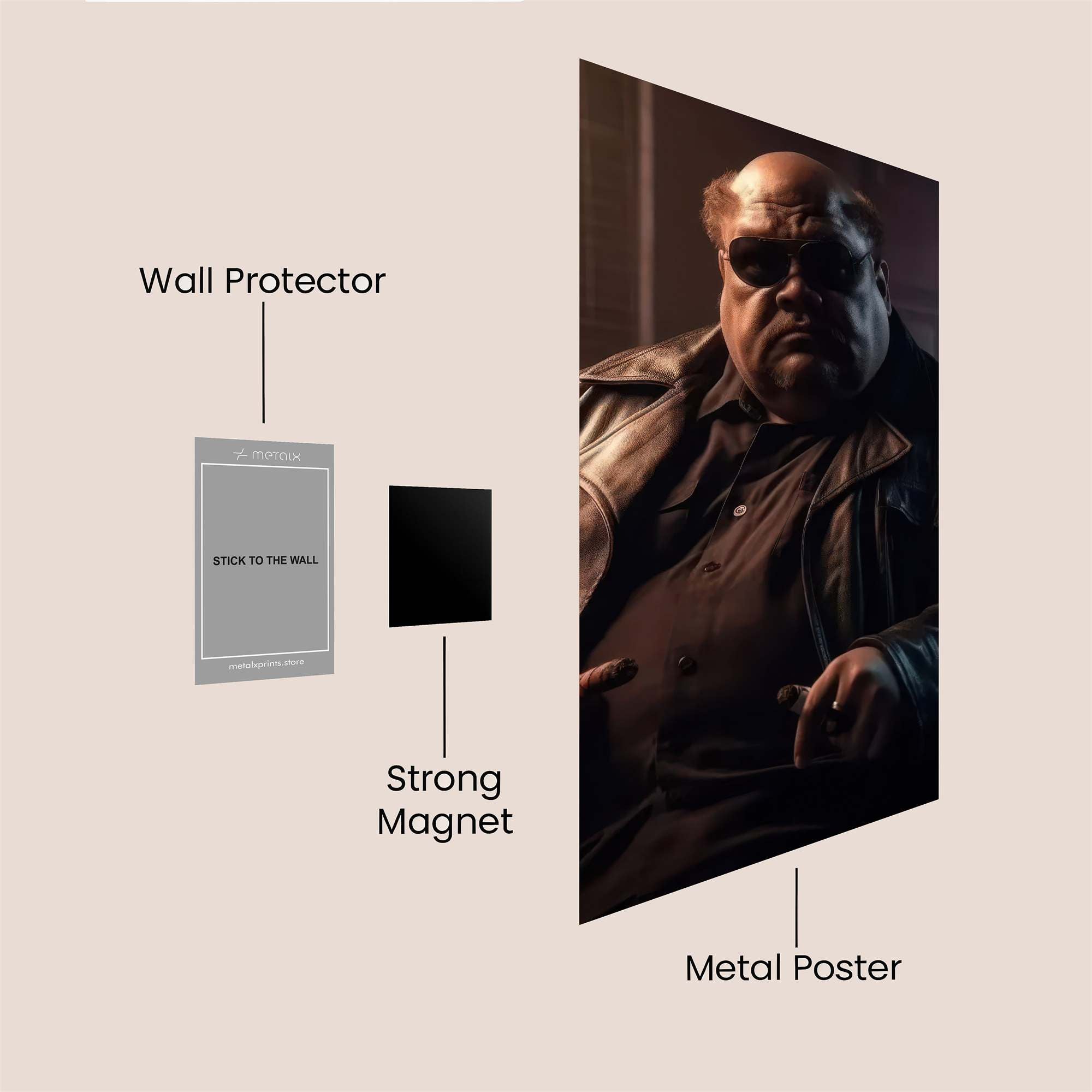 Kingpin Brooding Safe Wall Magnetic / M