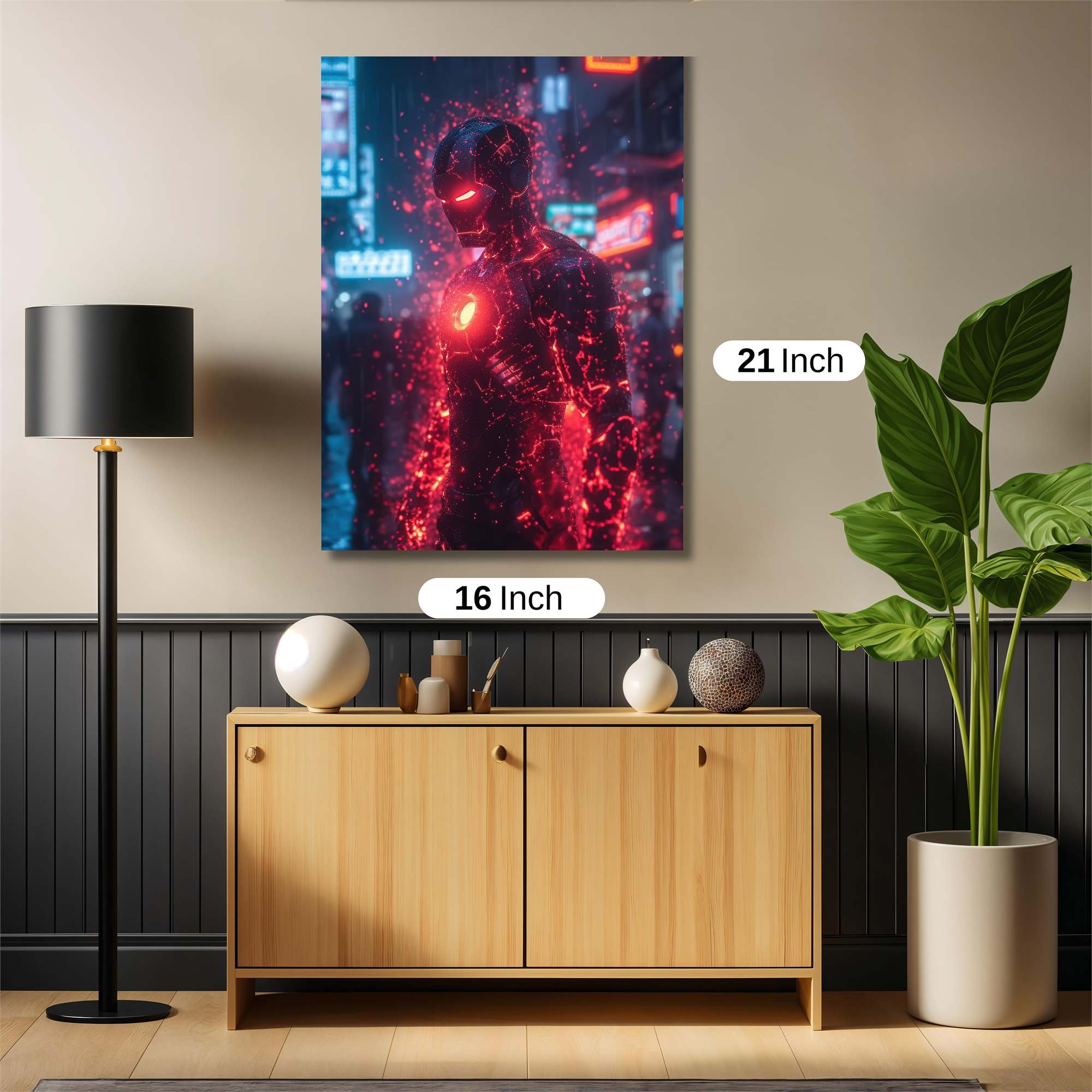 Iron Blaze Safe Wall Magnetic / M