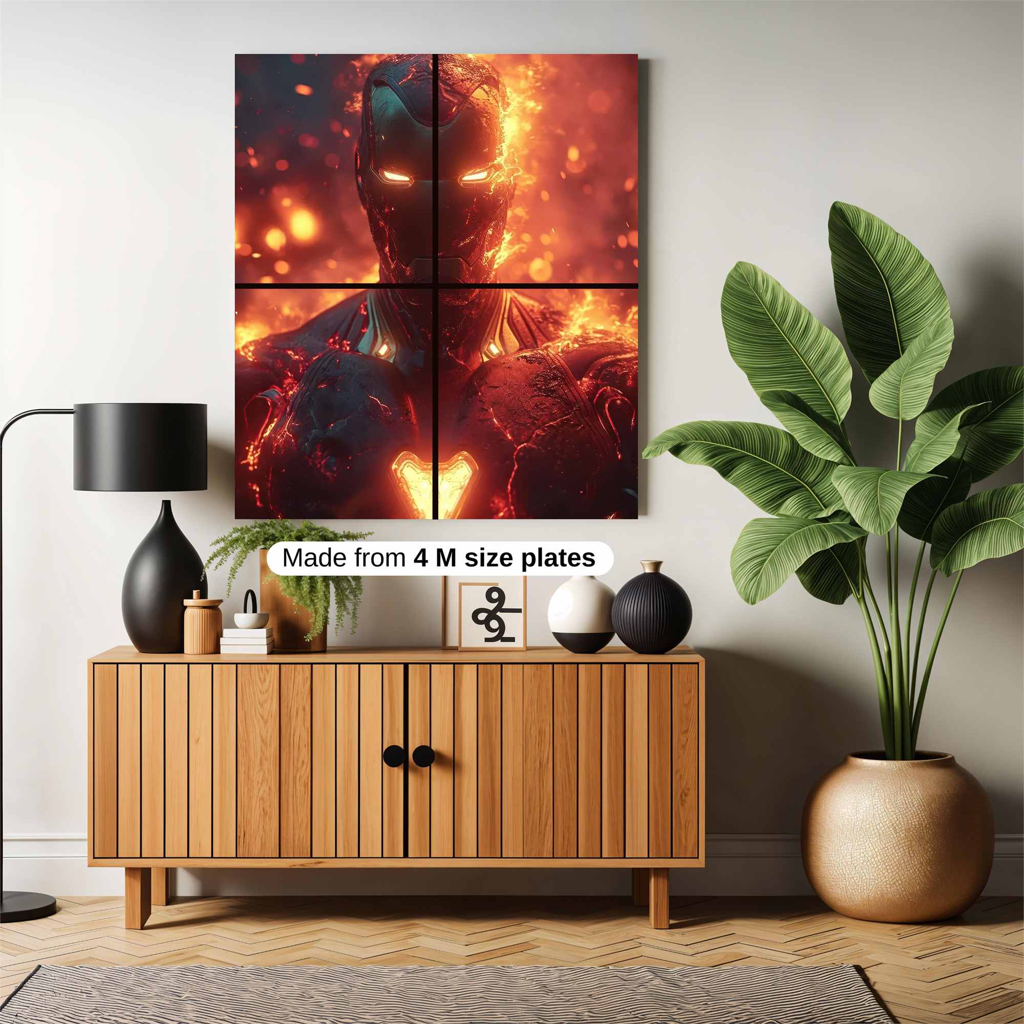 Iron Blaze Safe Wall Magnetic / M