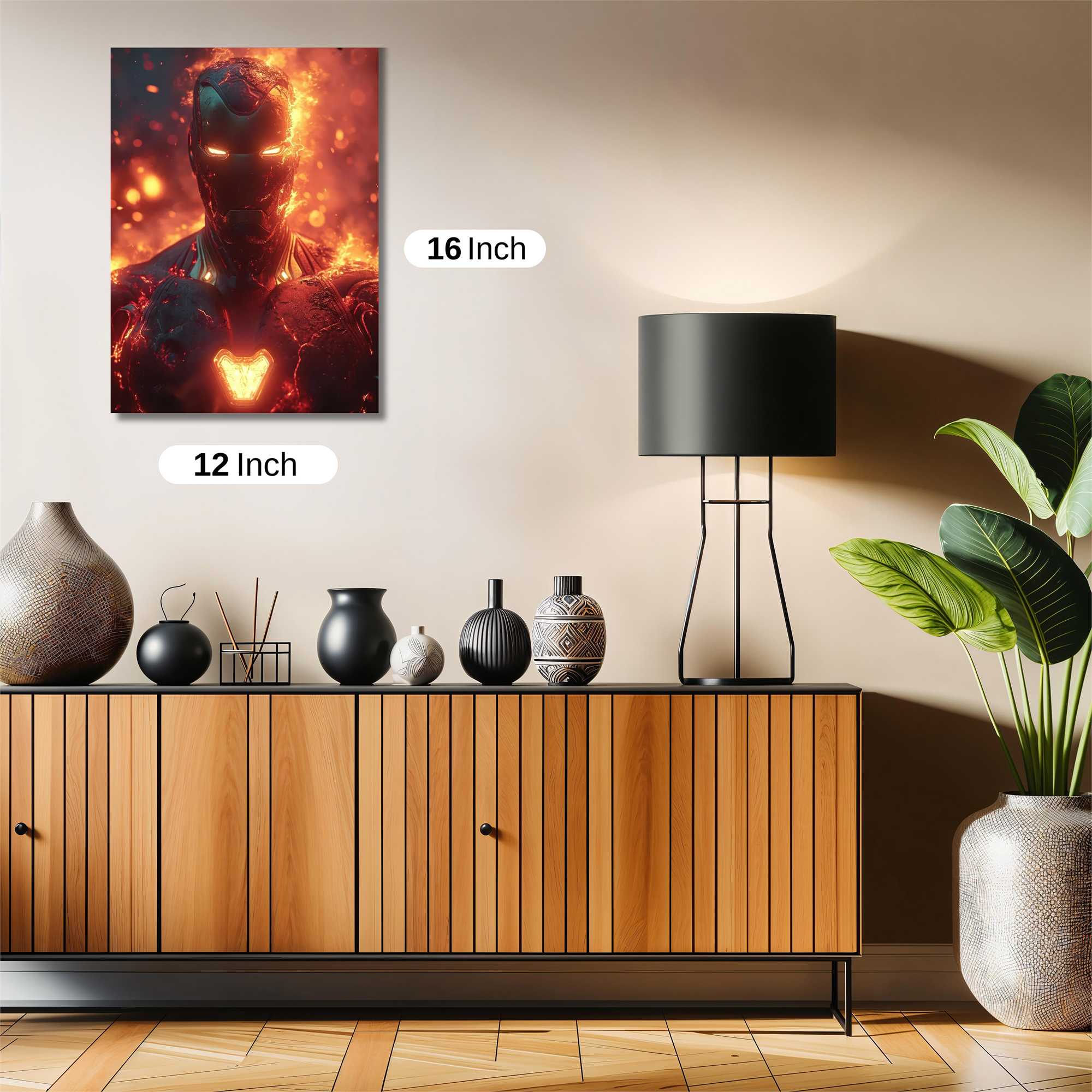Iron Blaze Safe Wall Magnetic / M