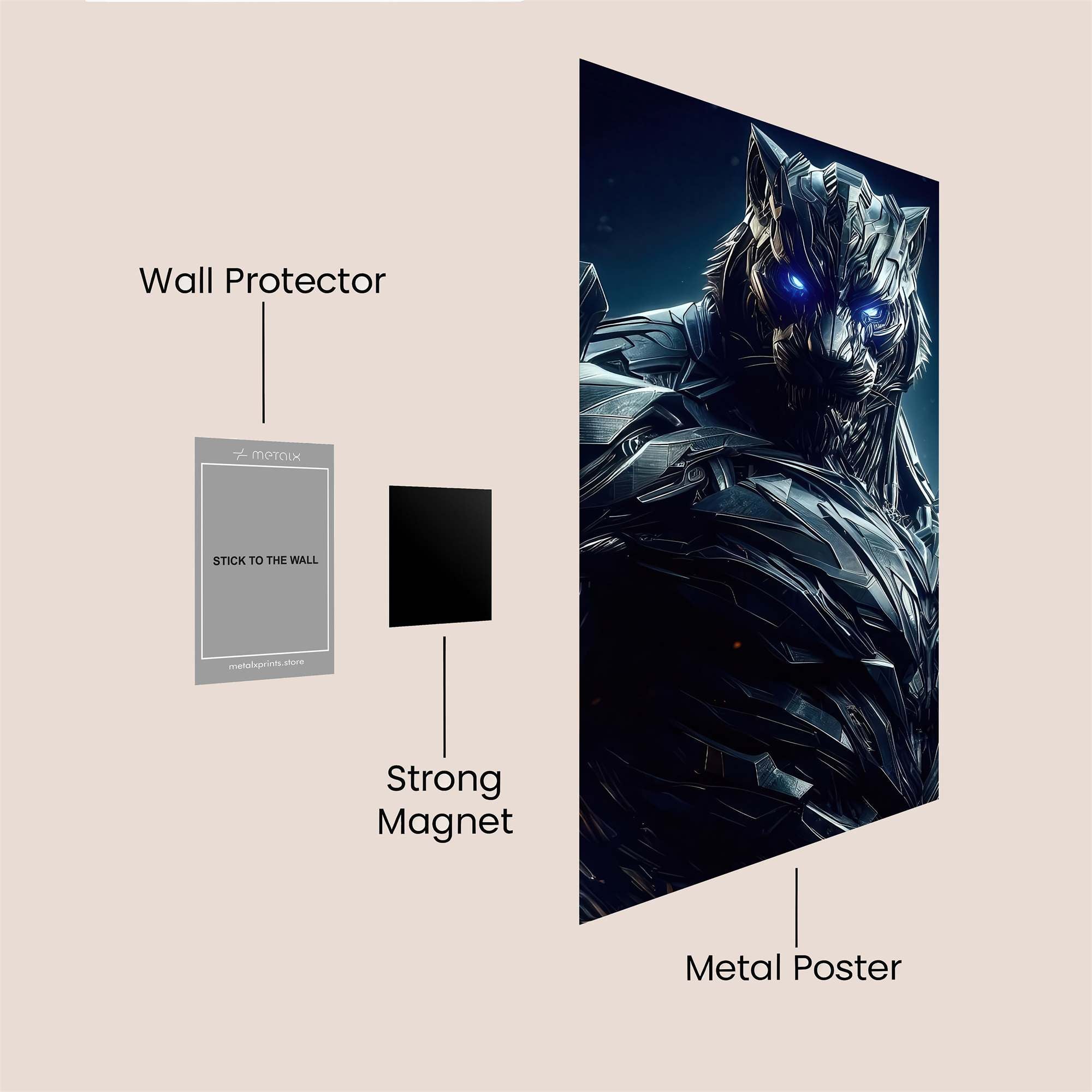Tiger Sentinel Safe Wall Magnetic / M