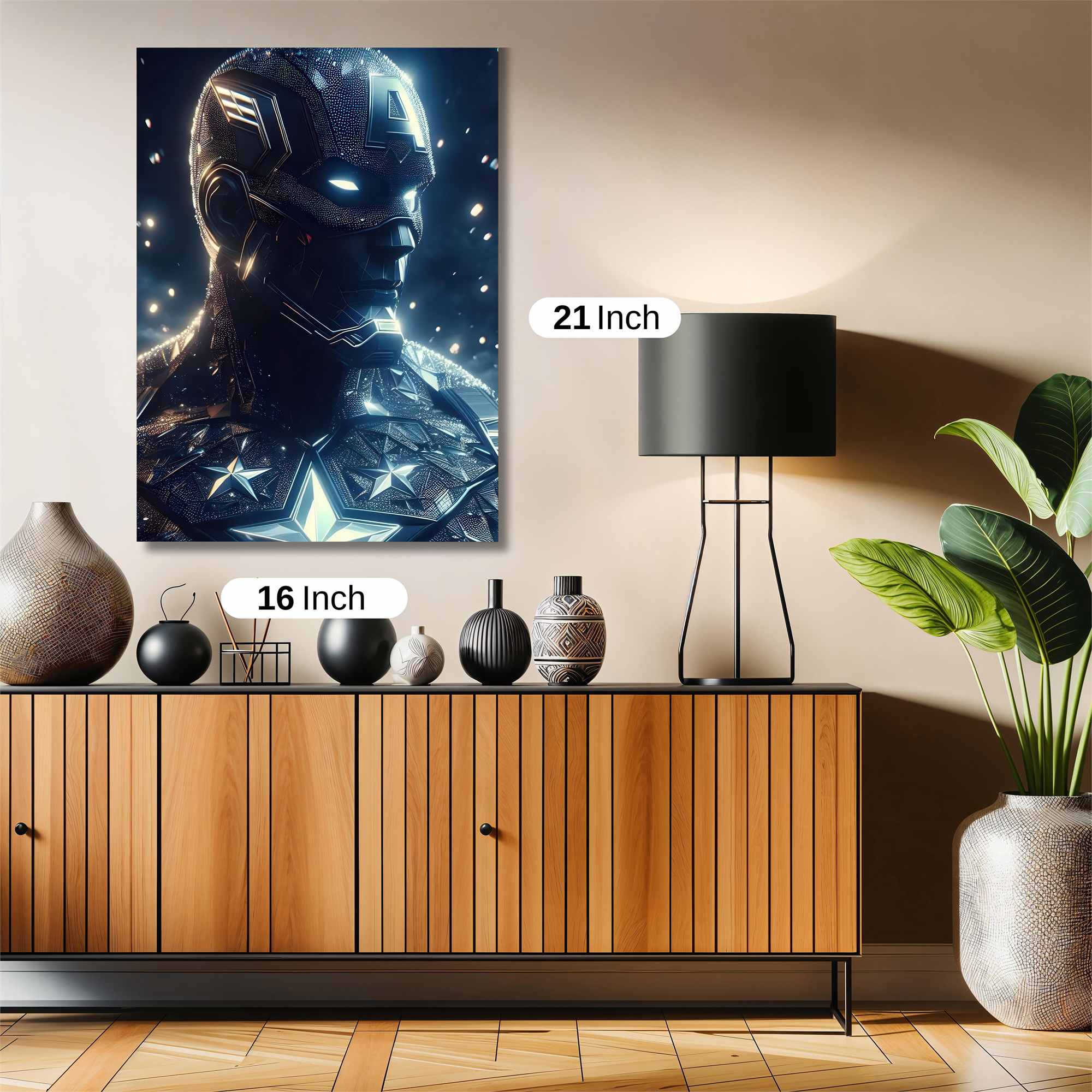 Captain Cosmic Safe Wall Magnetic / M