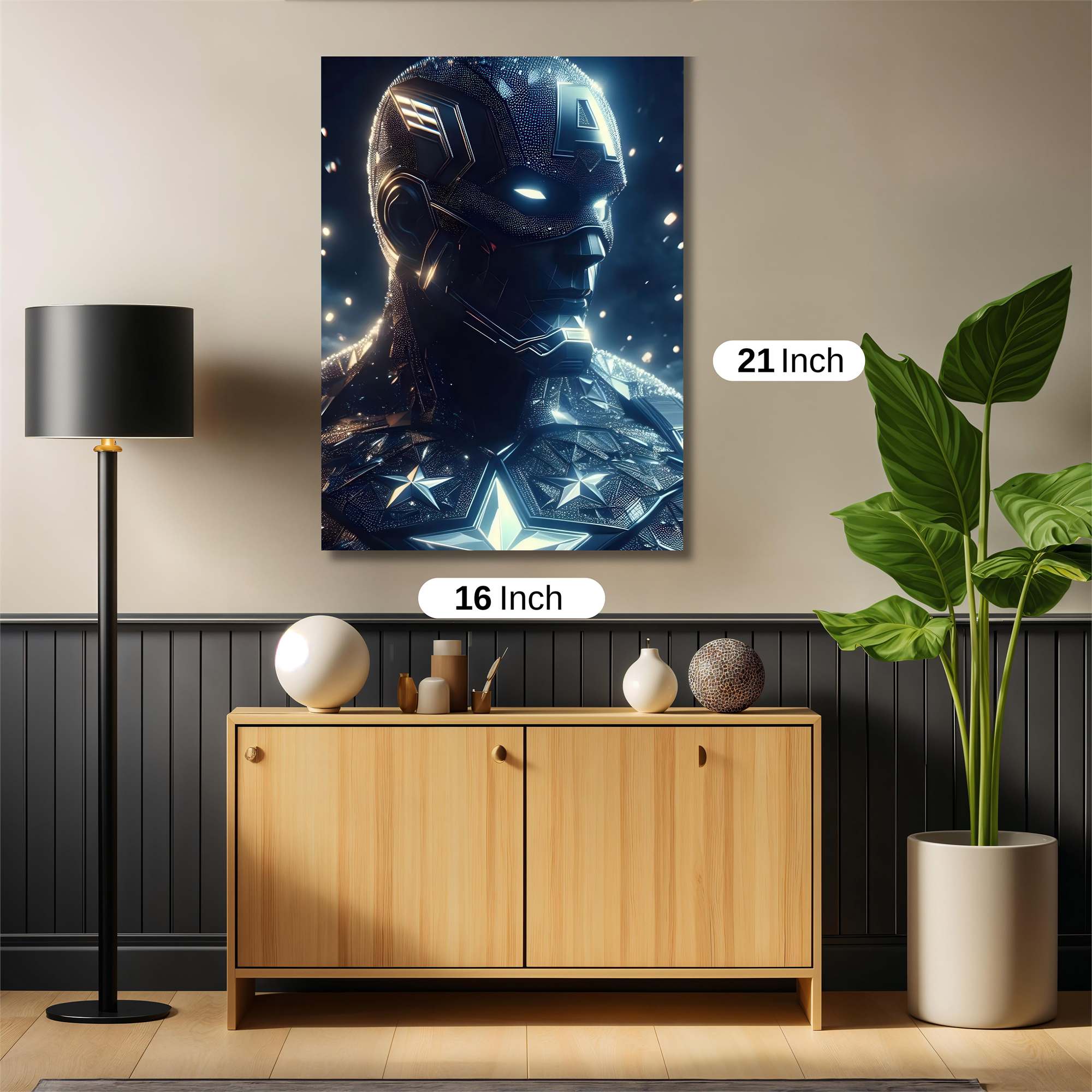 Captain Cosmic Safe Wall Magnetic / M