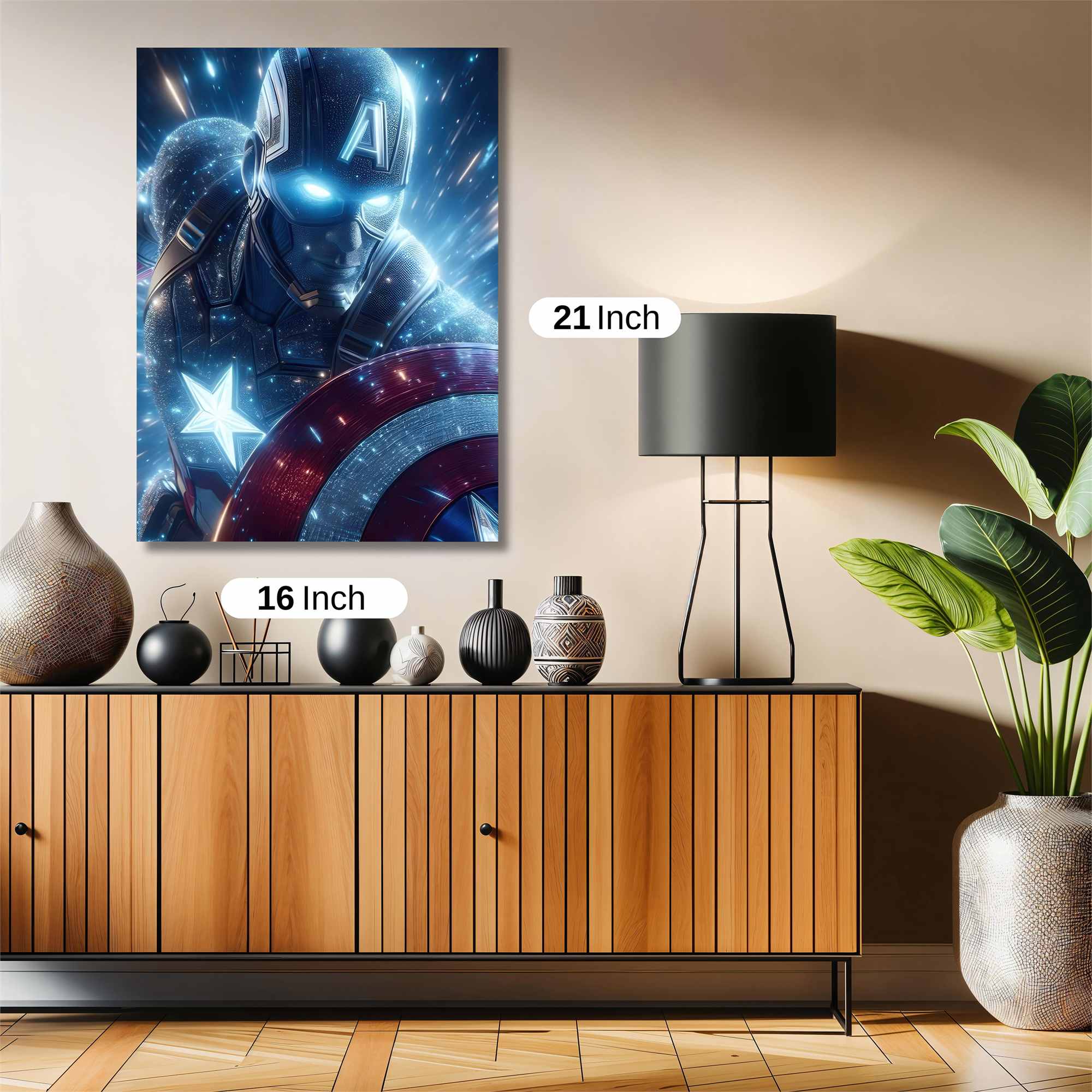 Captain Radiant Safe Wall Magnetic / M