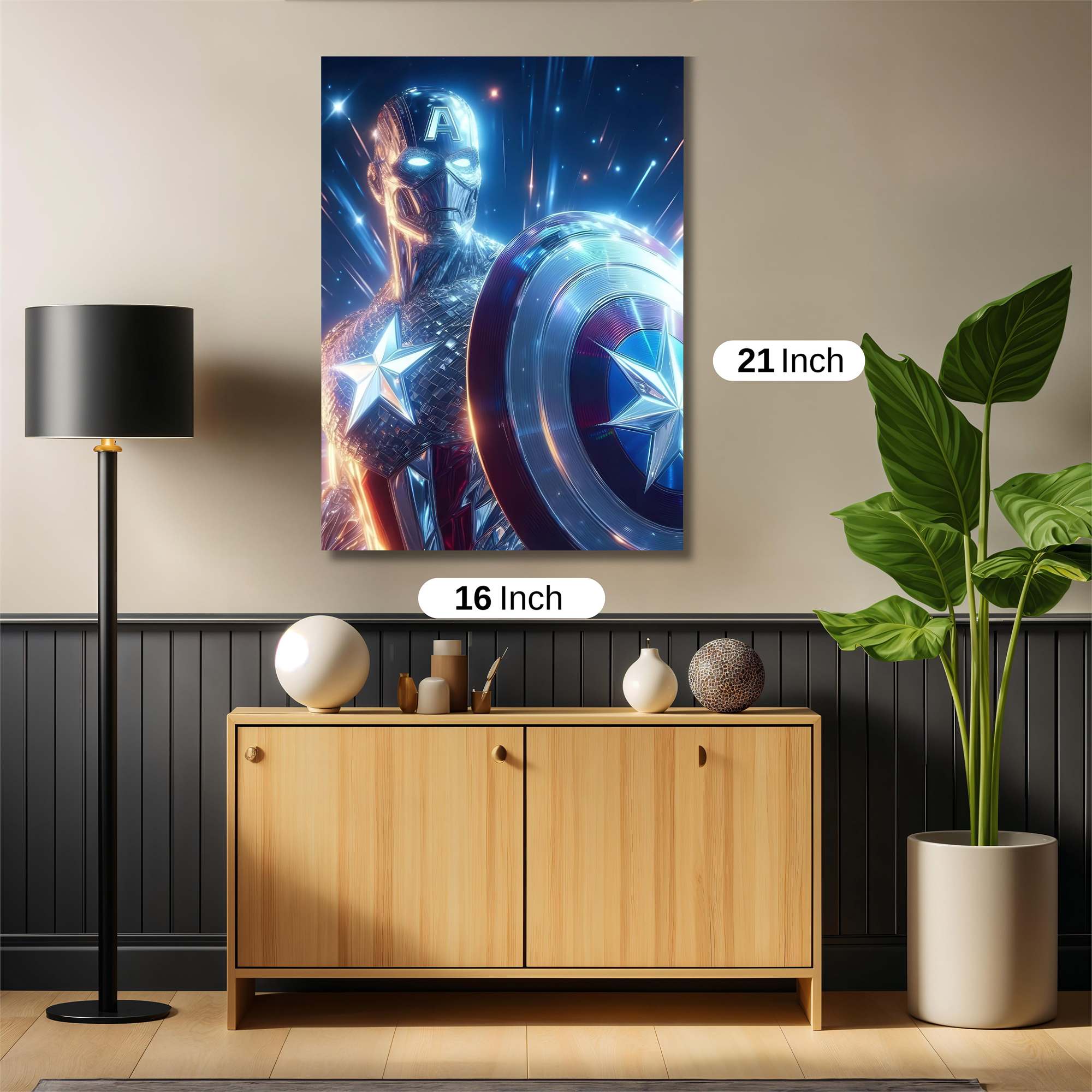 Captain Radiant Safe Wall Magnetic / M