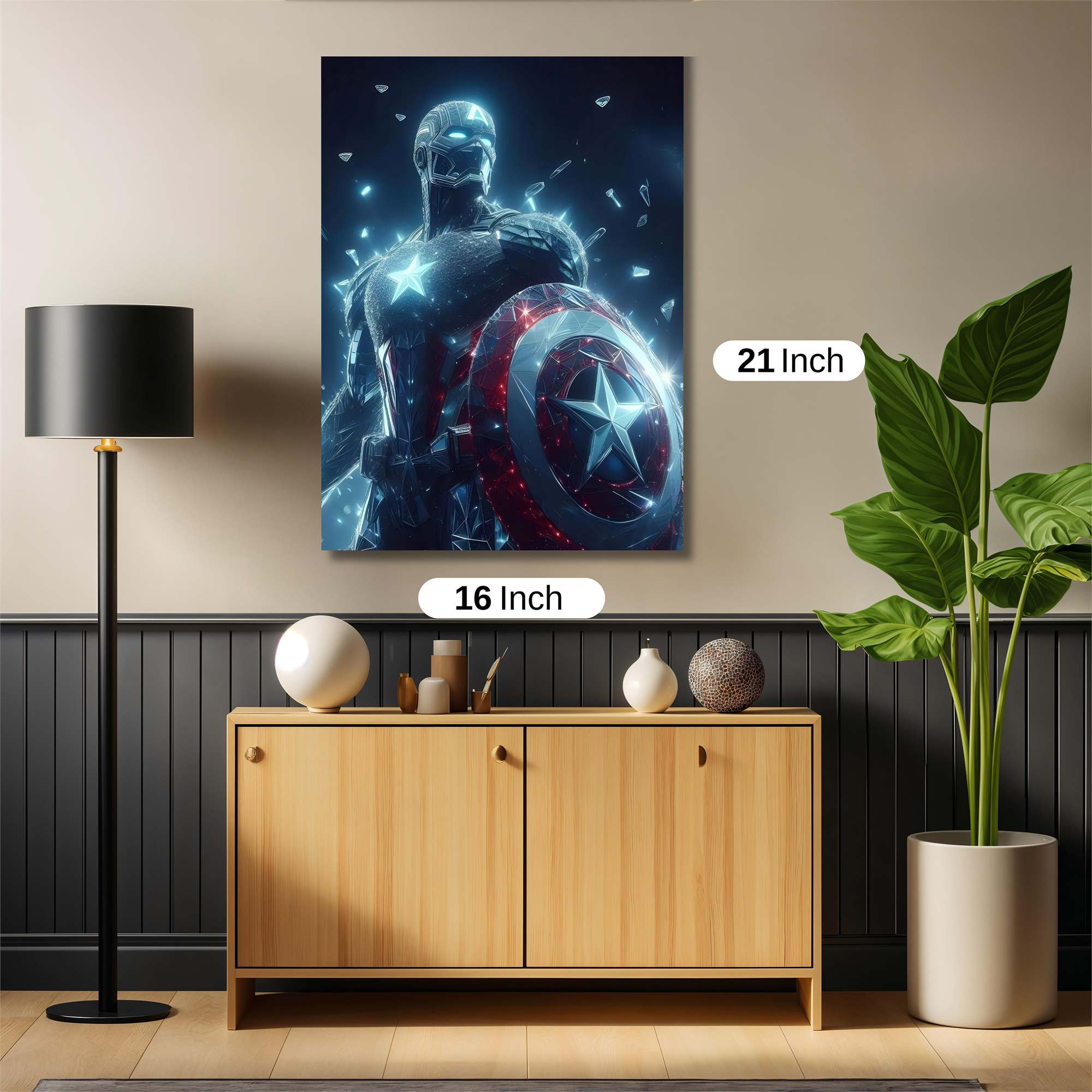 Captain Radiant Safe Wall Magnetic / M