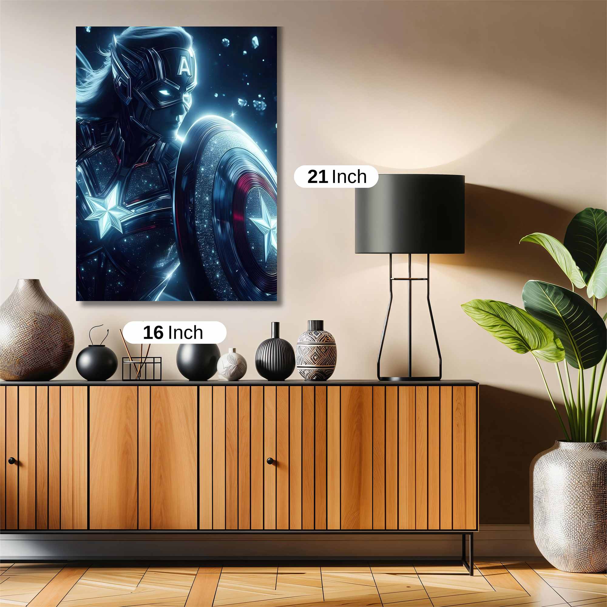 Captain Cosmic Safe Wall Magnetic / M