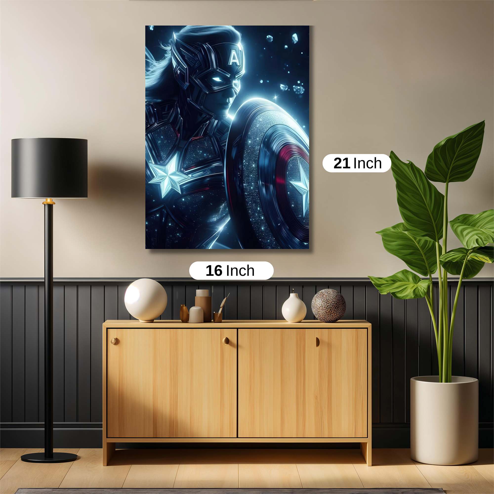 Captain Cosmic Safe Wall Magnetic / M