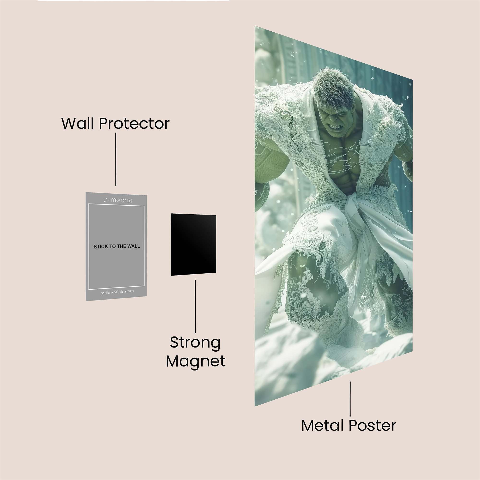 Hulk Frost Safe Wall Magnetic / M