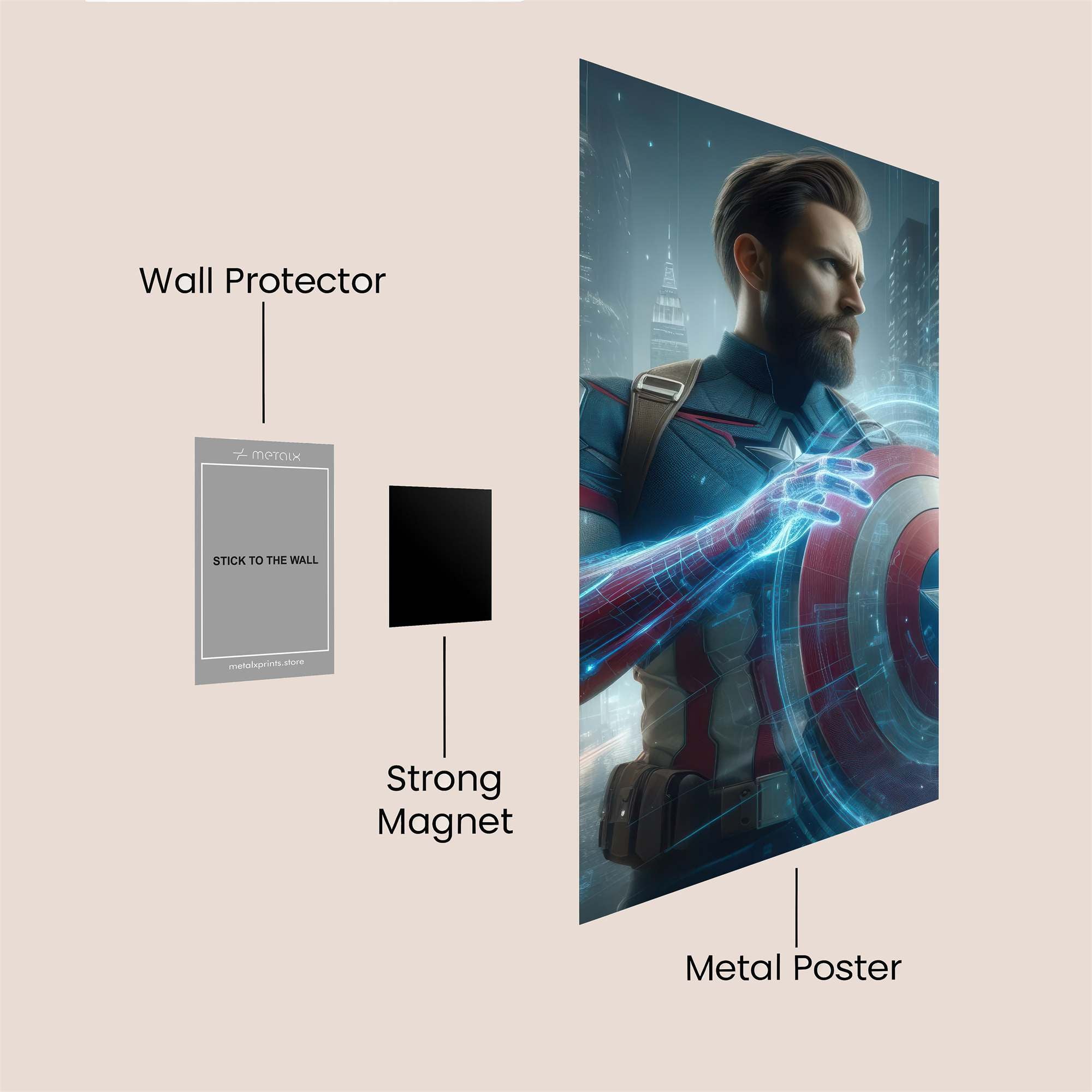 Rogers Radiant Safe Wall Magnetic / M
