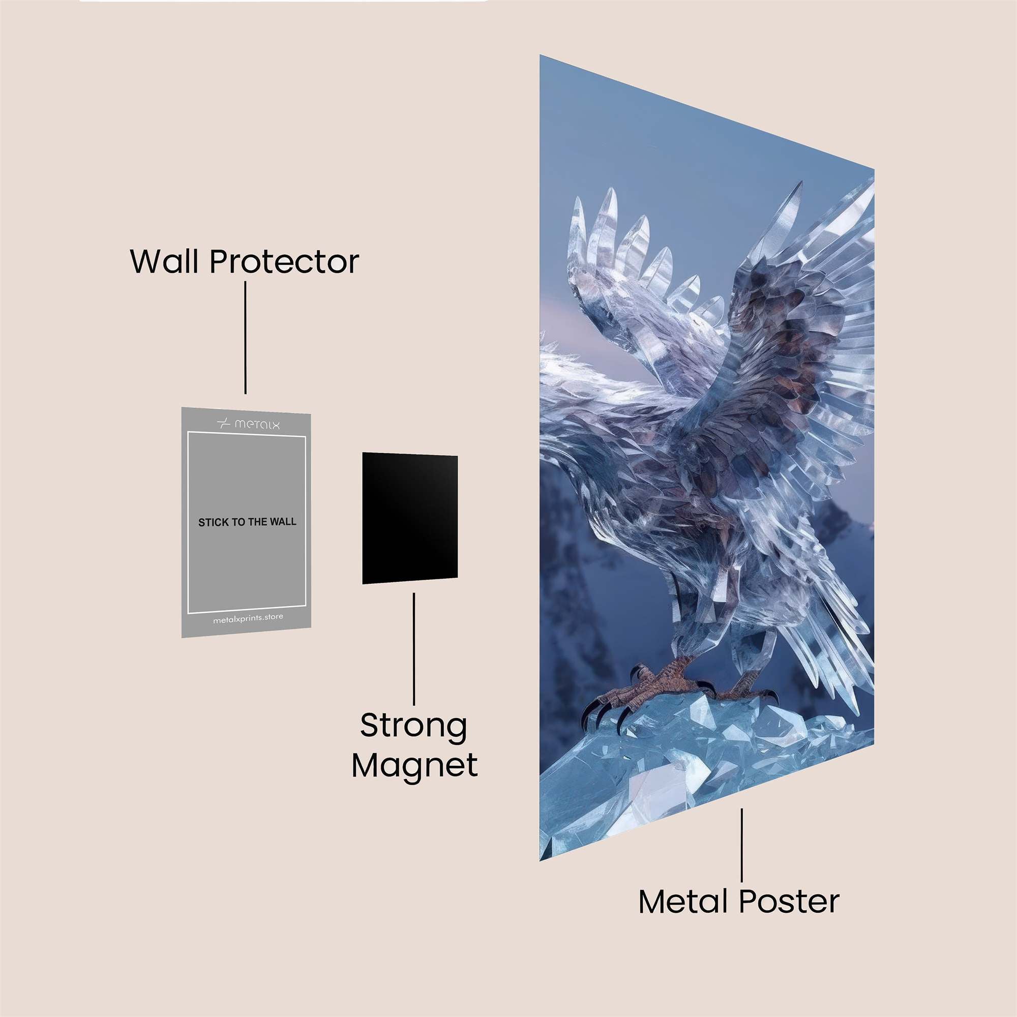Frost Eagle Safe Wall Magnetic / M