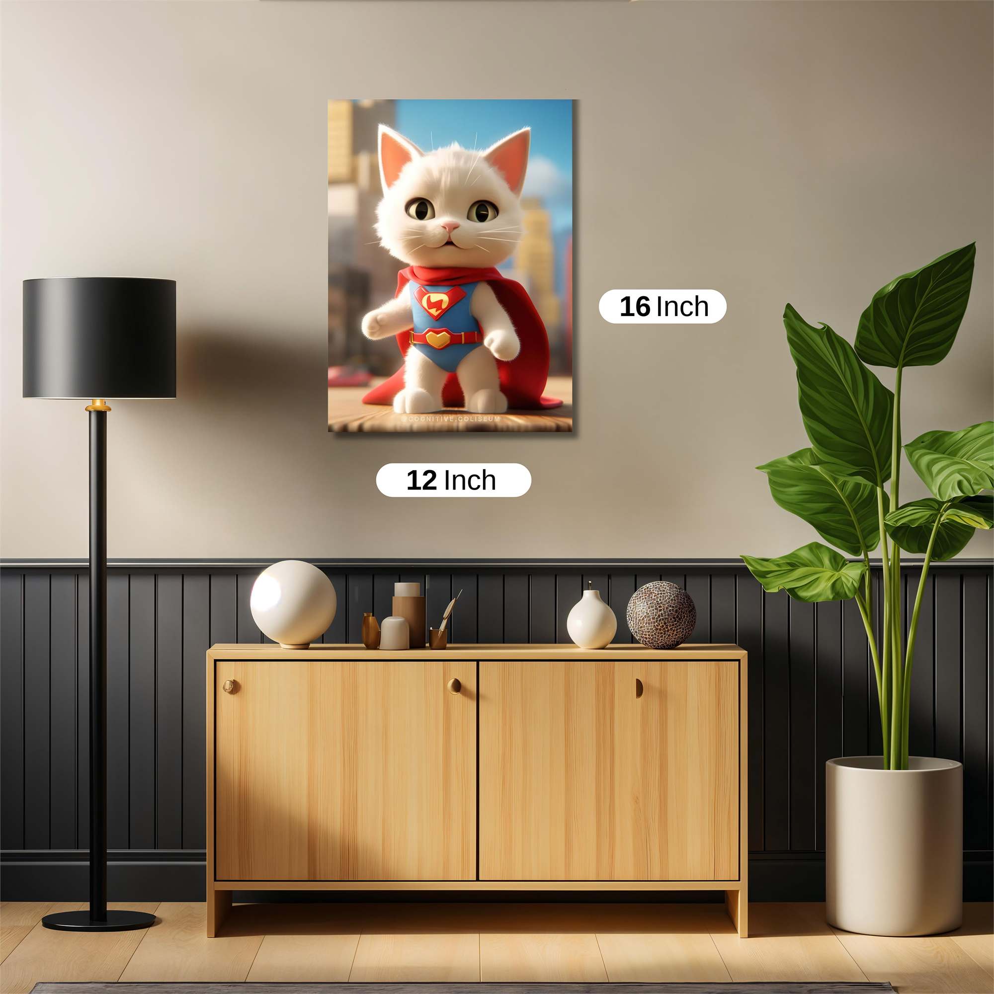 Kitten Serenity Safe Wall Magnetic / M