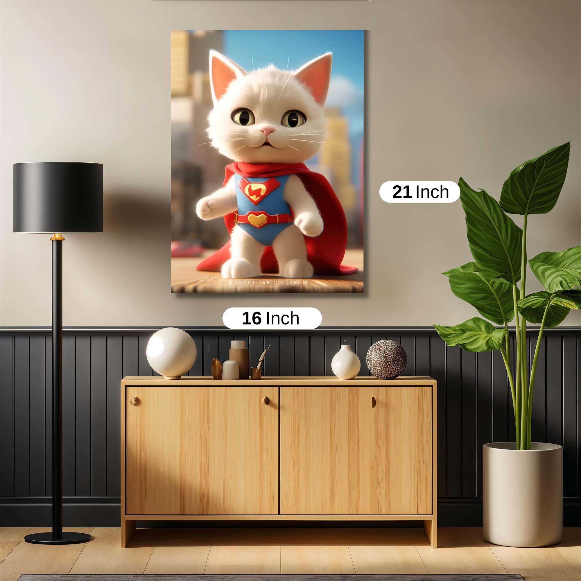Kitten Serenity Safe Wall Magnetic / M