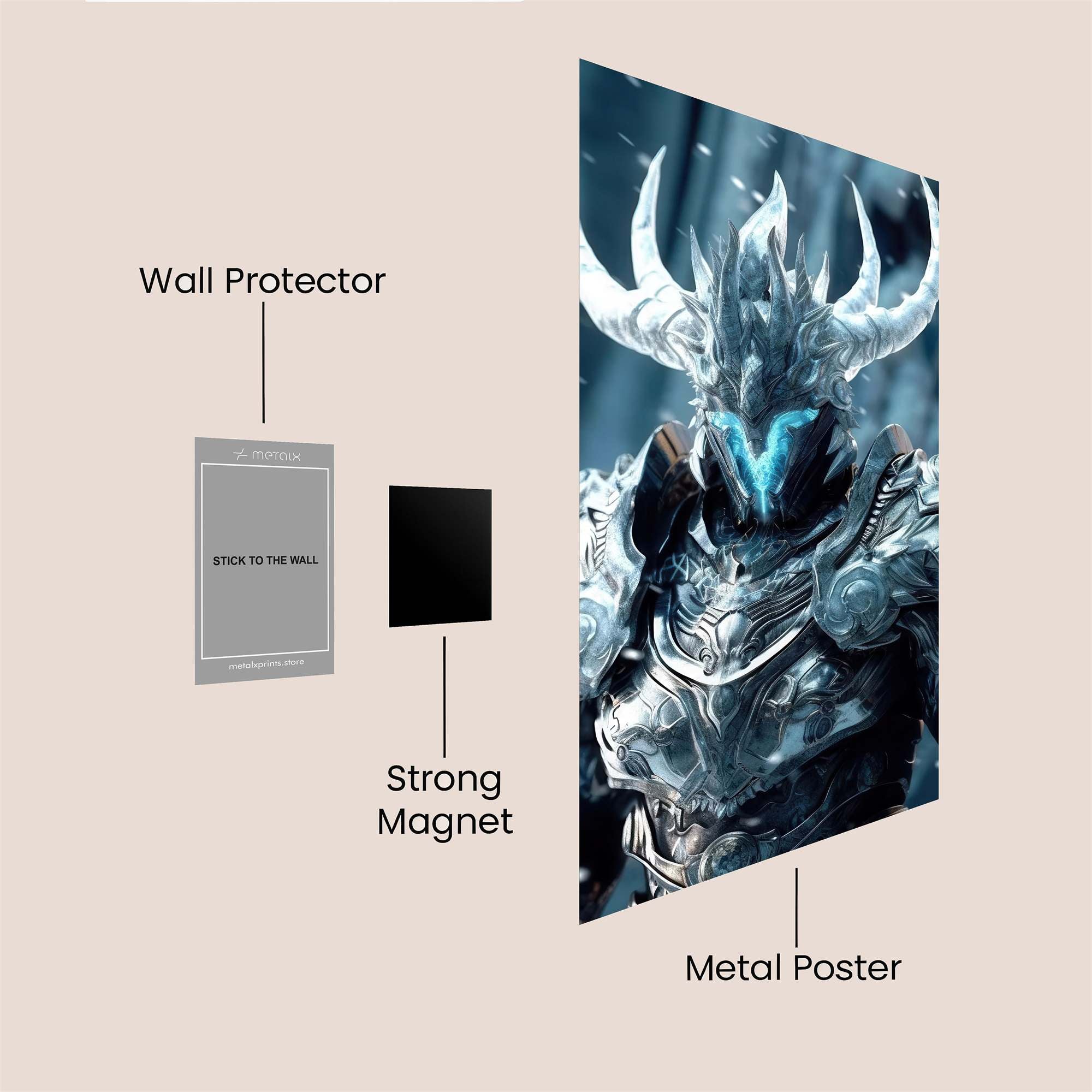 Ice Monarch Safe Wall Magnetic / M