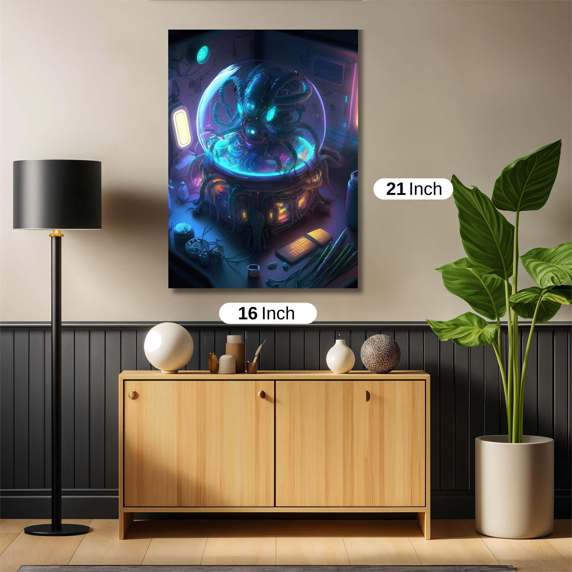 Alien Enigma Safe Wall Magnetic / M