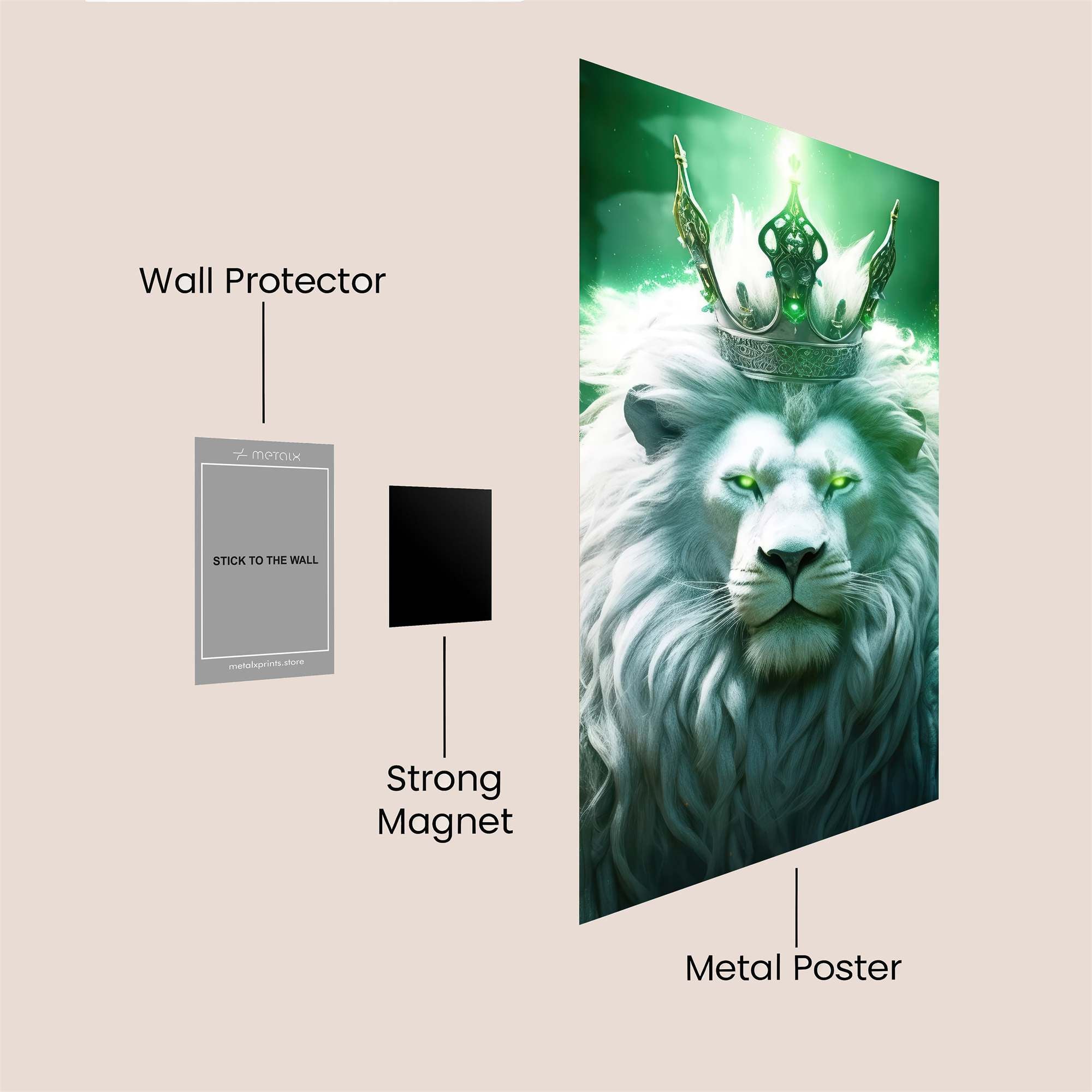Lion Regal Safe Wall Magnetic / M