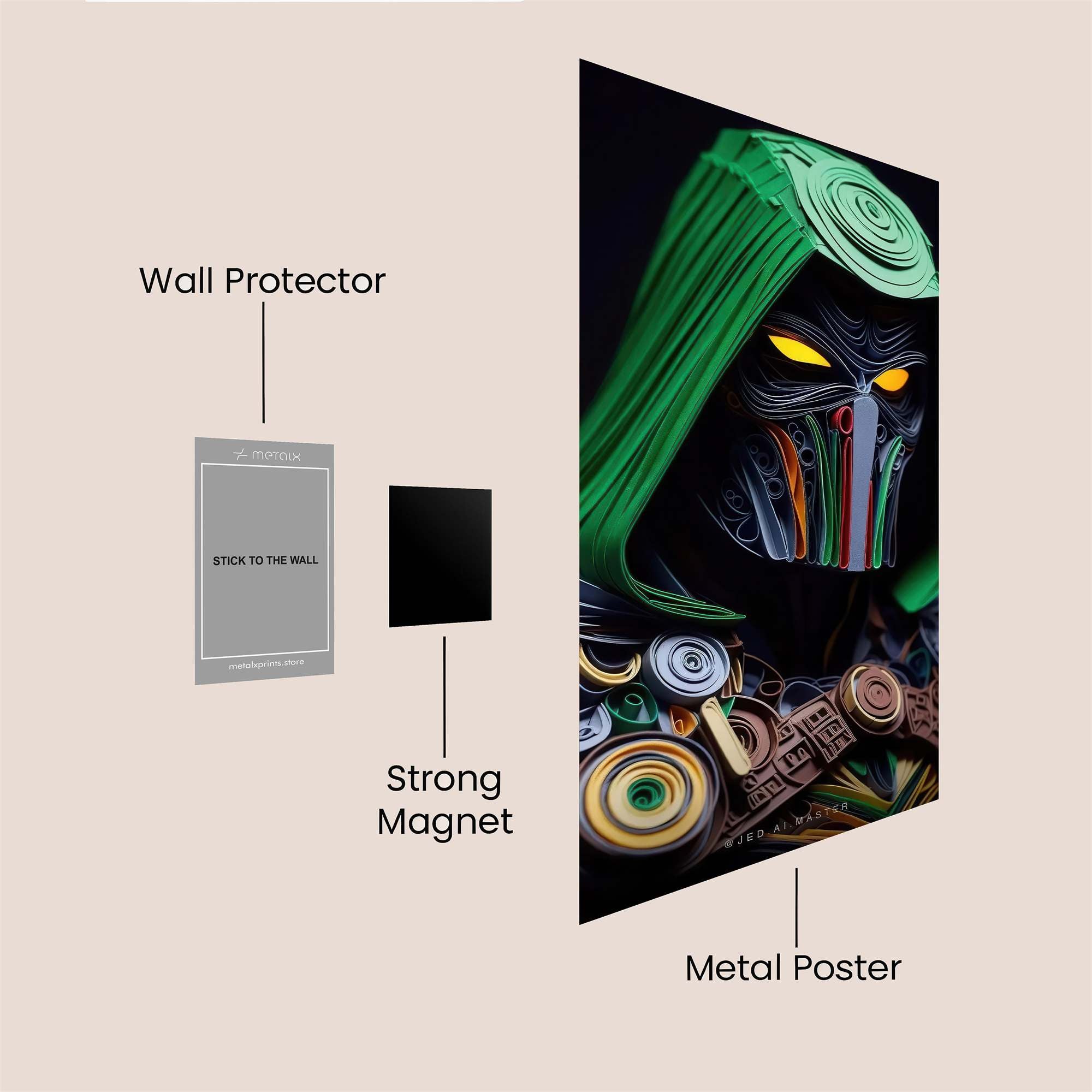 Specter Serene Safe Wall Magnetic / M