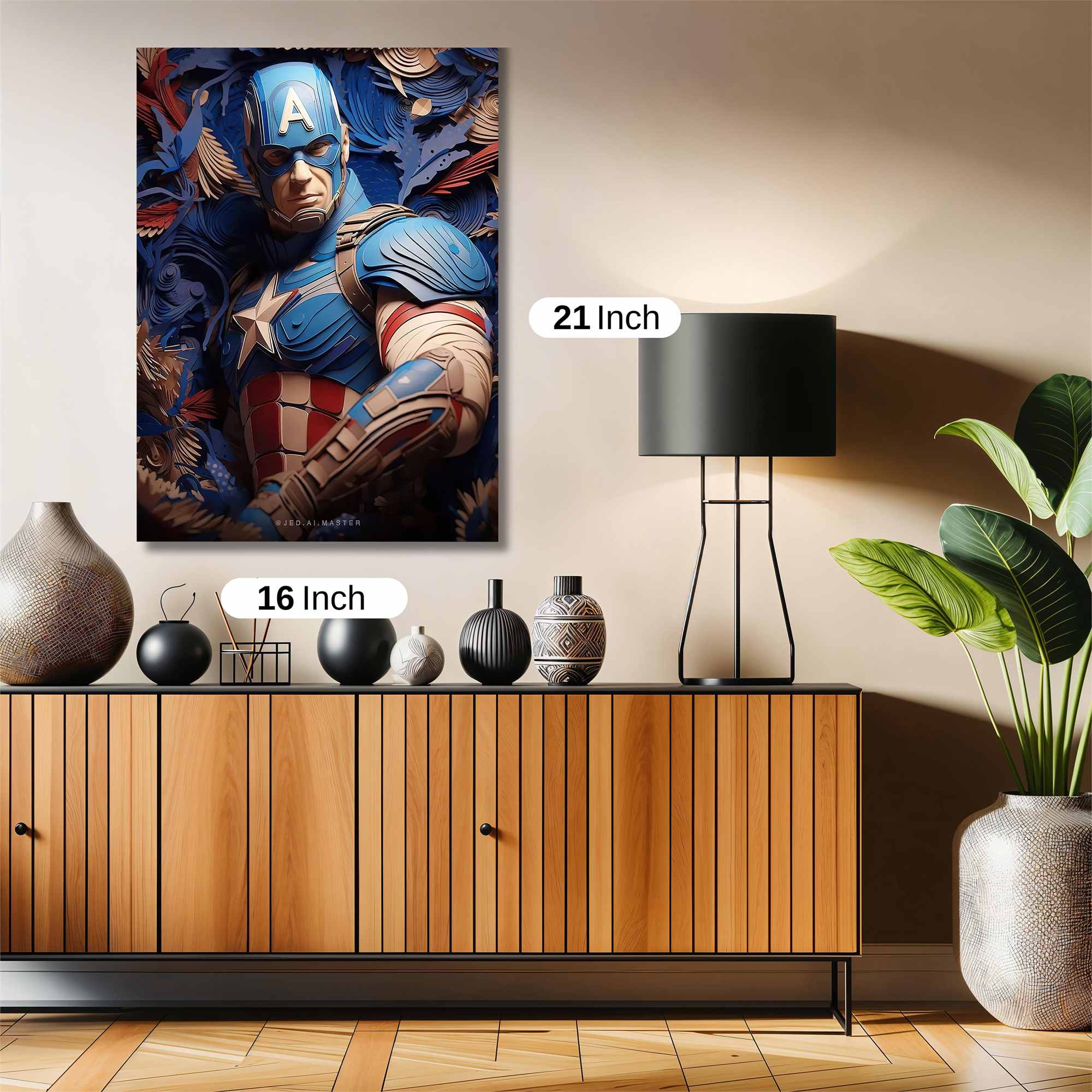 Captain Resolute Safe Wall Magnetic / M