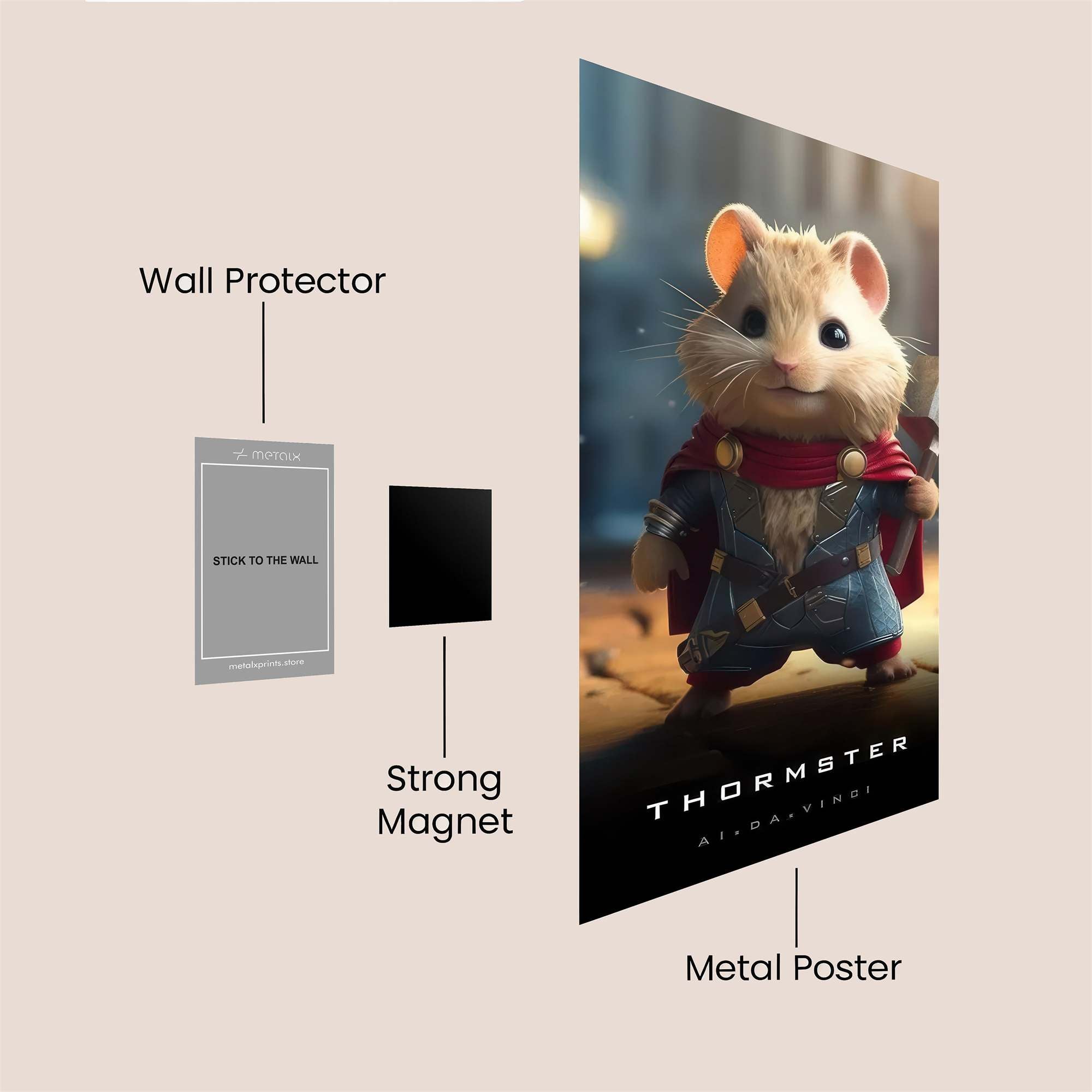 Thormster Mighty Safe Wall Magnetic / M