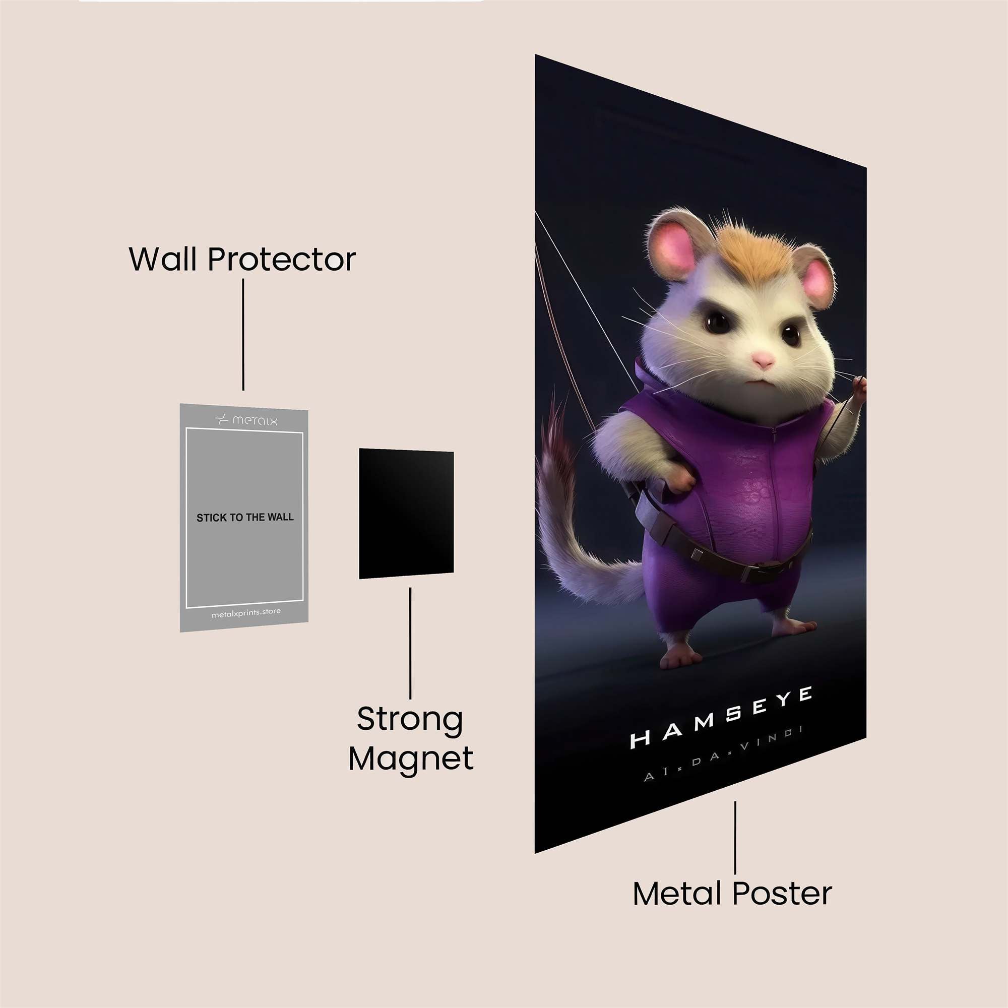 Hambeye Heroic Safe Wall Magnetic / M